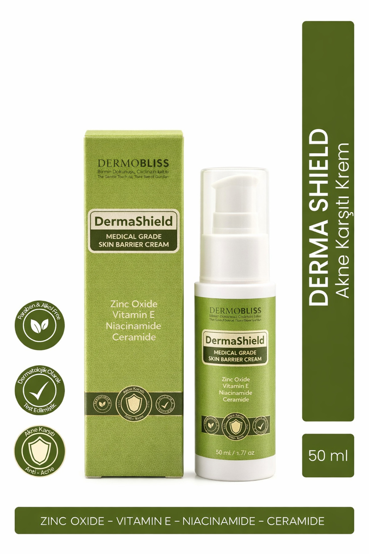 Dermobliss DERMASHİELD MEDICAL GRADE SKIN BARRIER CREAM 50 ML