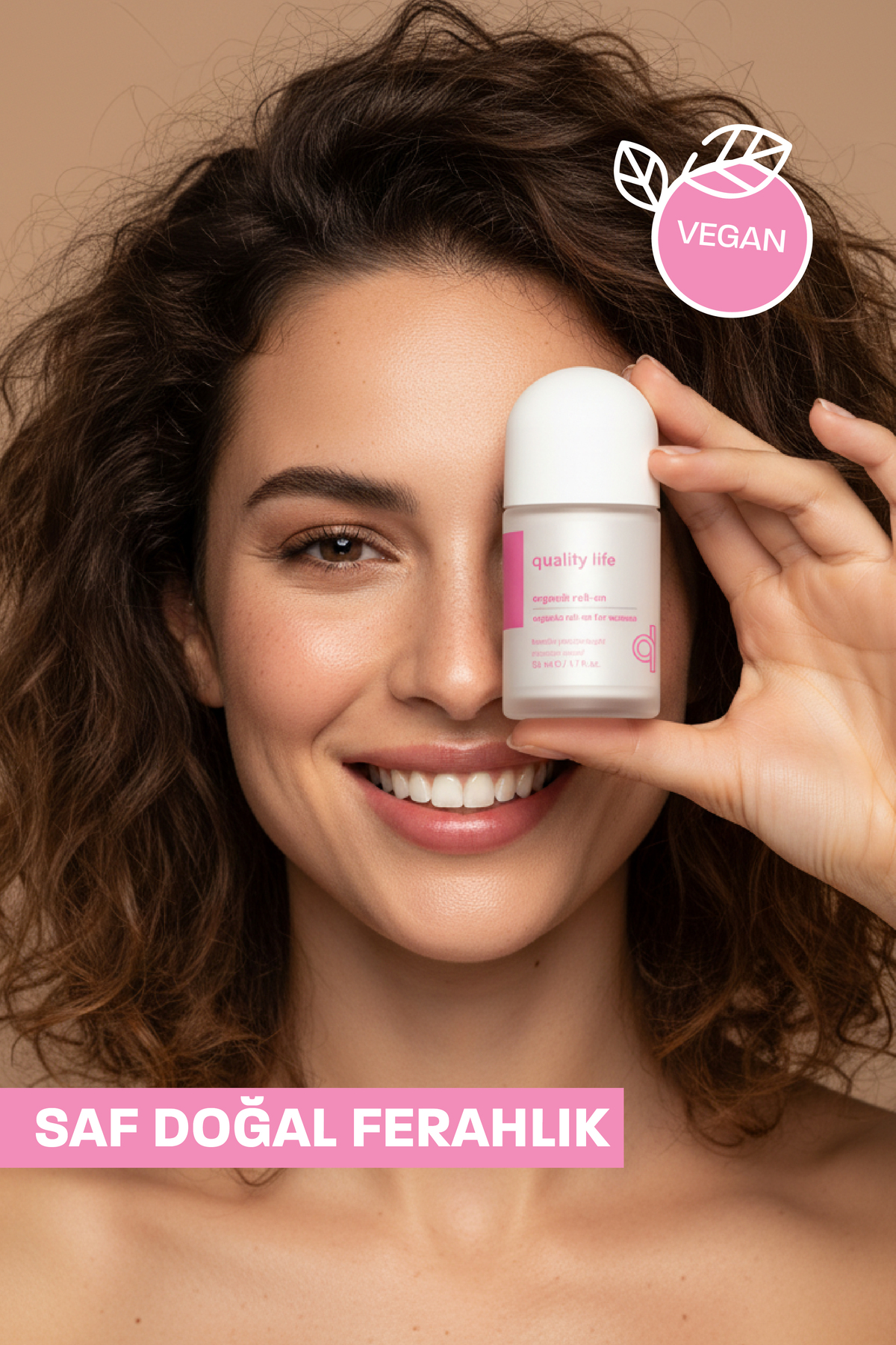Quality Life Doğal Roll On Koltuk Altı Beyazlatıcı Terleme Ter Kokusu Önleyici Bitkisel Alkolsüz Deodorant