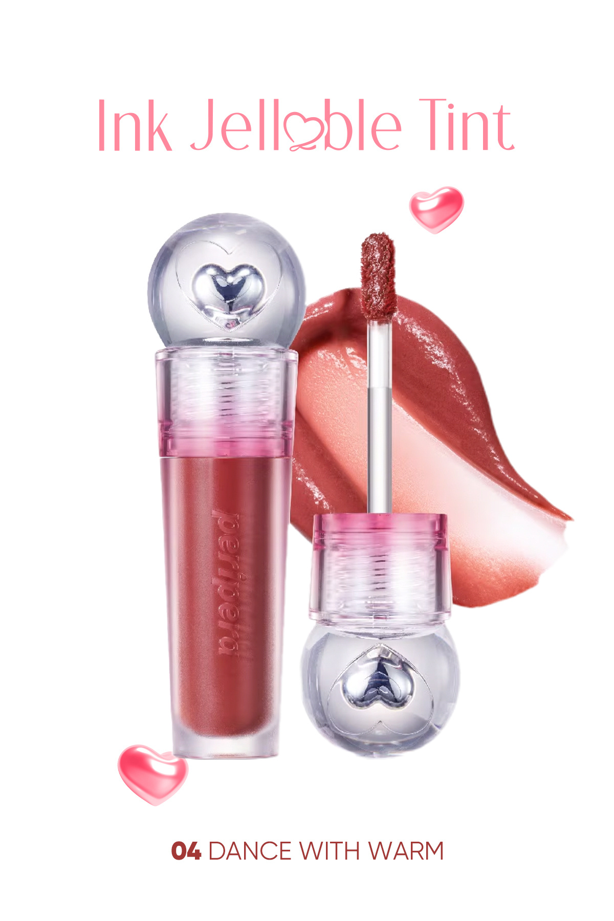 PERIPERA Su Bazlı, Ağırlık Hissi Oluşturmayan, Jel Dokulu Tint Ink Jellable Tint 04 Dance With Warm