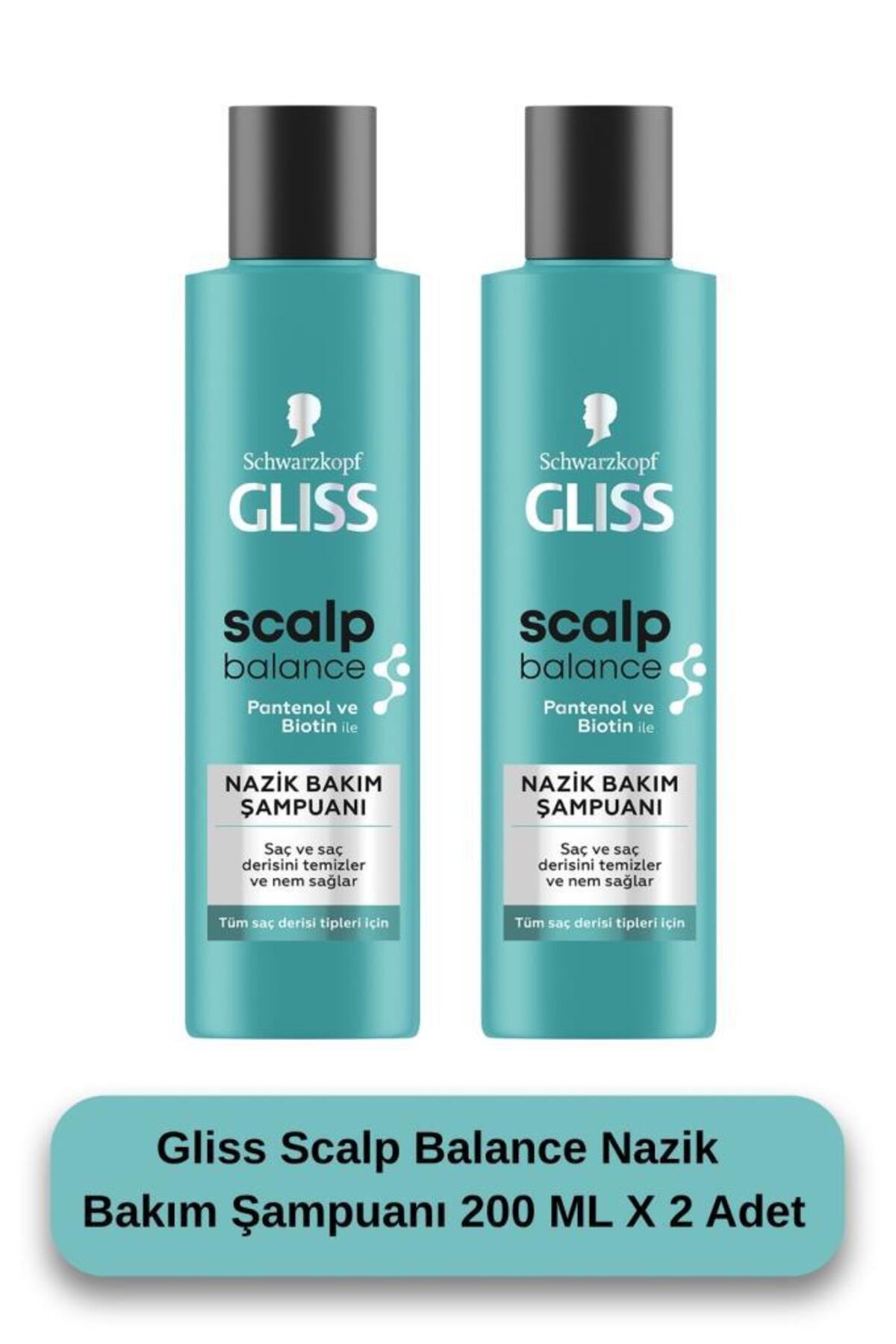 Gliss Scalp Balance Nazik Bakım Şampuanı 200 ML X 2 Adet