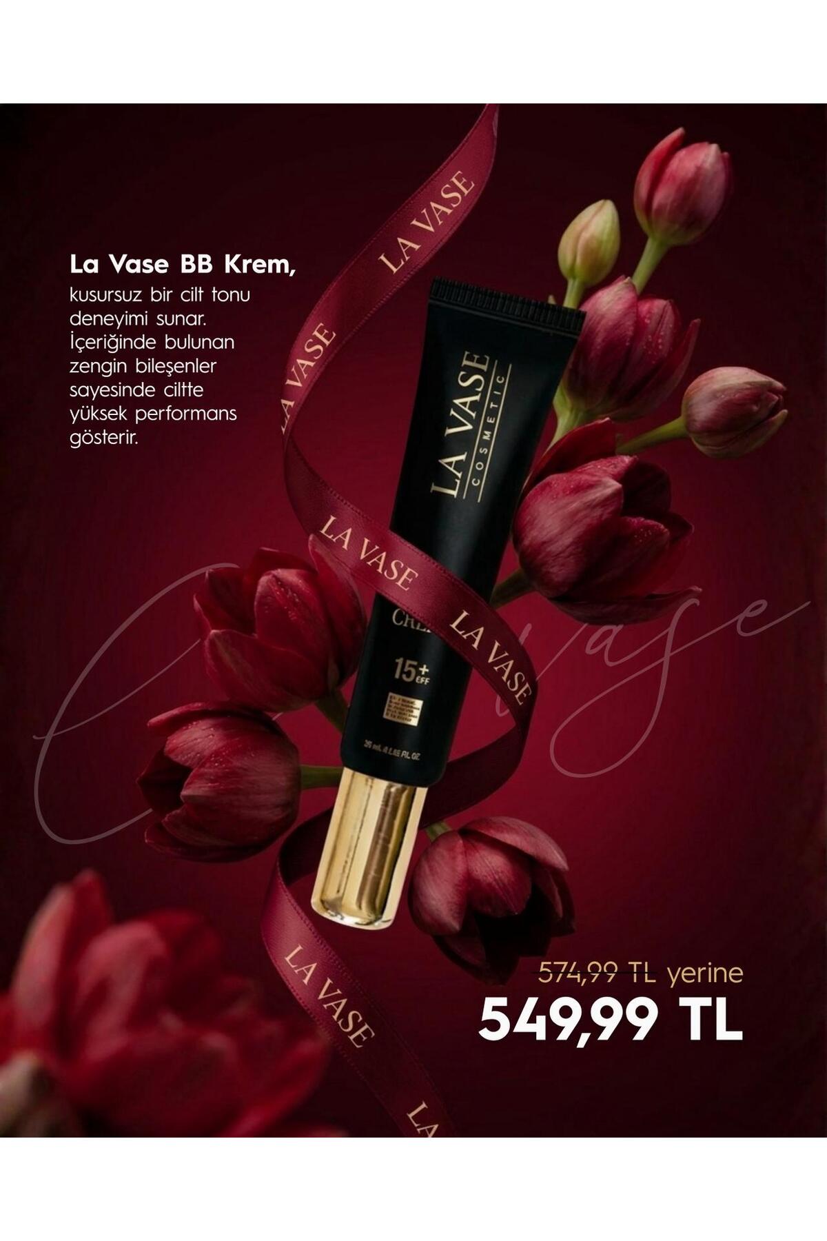 La Vase BB Cream-SPF 15 korumalı-Dark