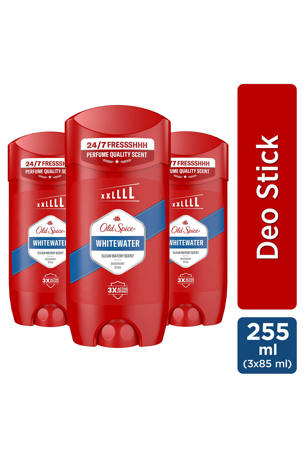 Old Spice Whitewater Erkek Deodorant Stick 85 ml XL x3