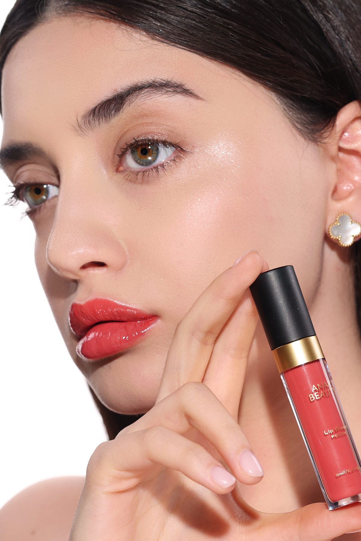 Anar Beauty Lip Oil Gloss (Peach) Dudak Parlatıcısı - 3D Dolgunlaştırıcı Efekt, Nemlendirici, Parlatıcı