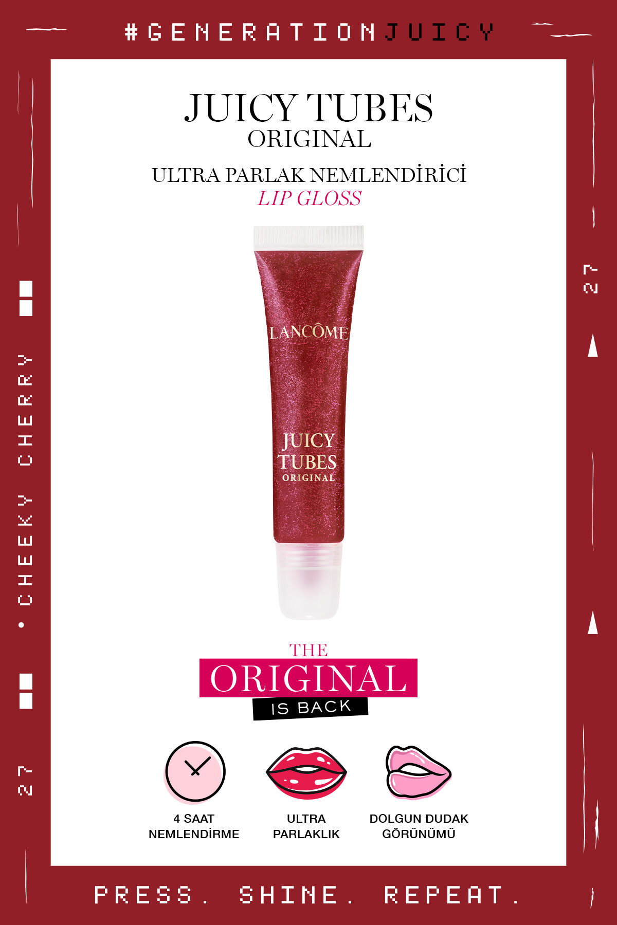 Lancome Juicy Dudak Parlatıcısı 27 Cheeky Cherry 3614274789287