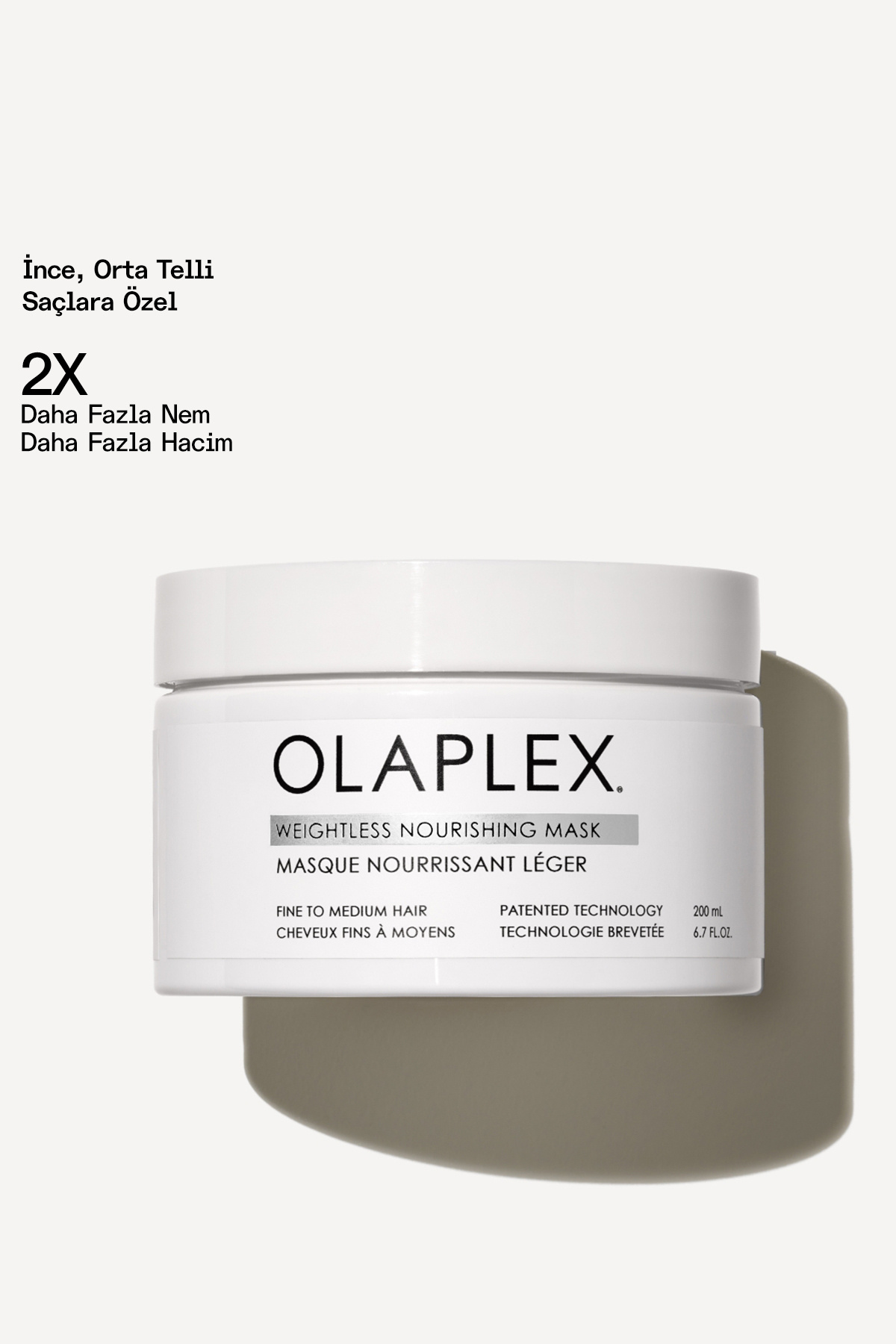 Olaplex Weightless Nourishing Mask - İnce, Orta Telli Saçlar İçin Ağırlık Hissi Bırakmayan Besleyici Maske