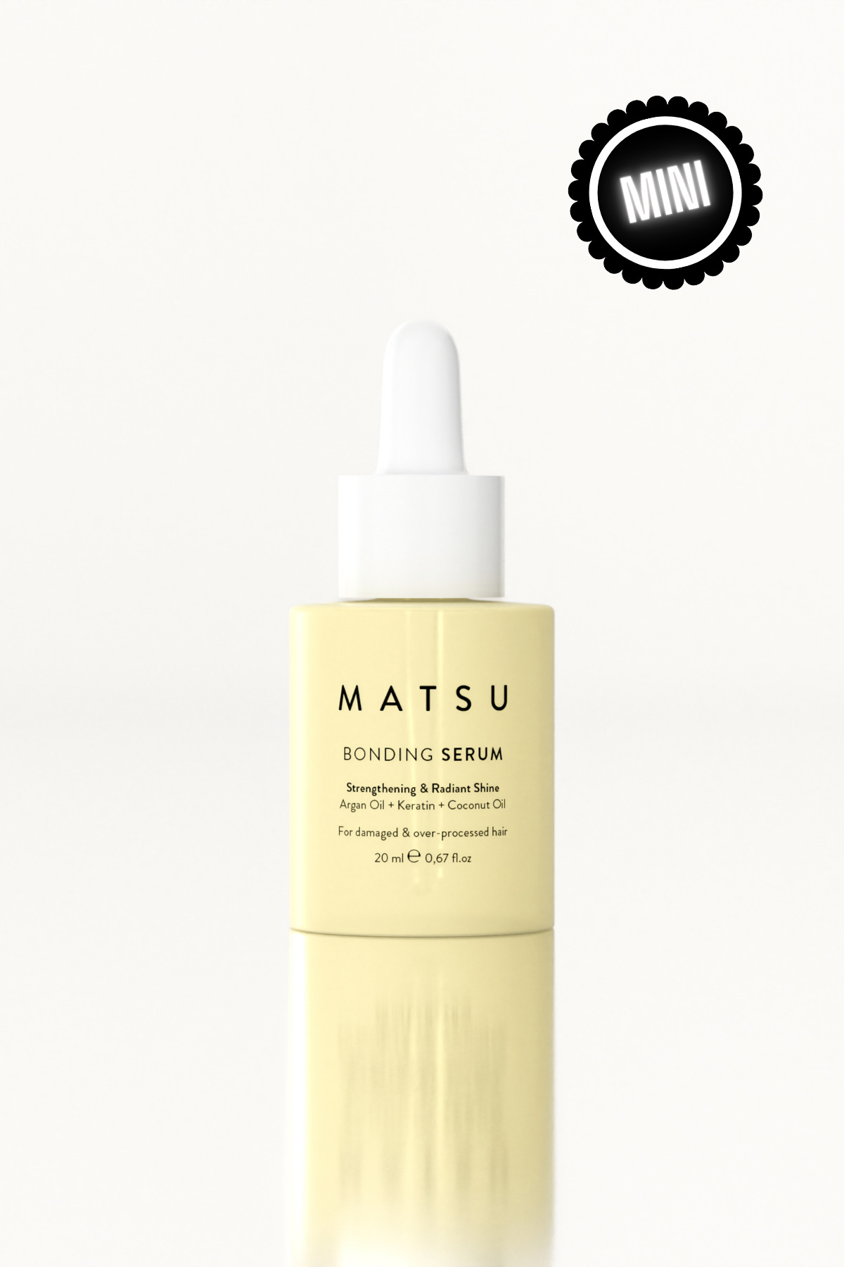 MATSU Bonding Kırılma Karşıtı Parlaklık Veren Bağ Onarıcı Saç Serumu 20 ml Seyahat Boy