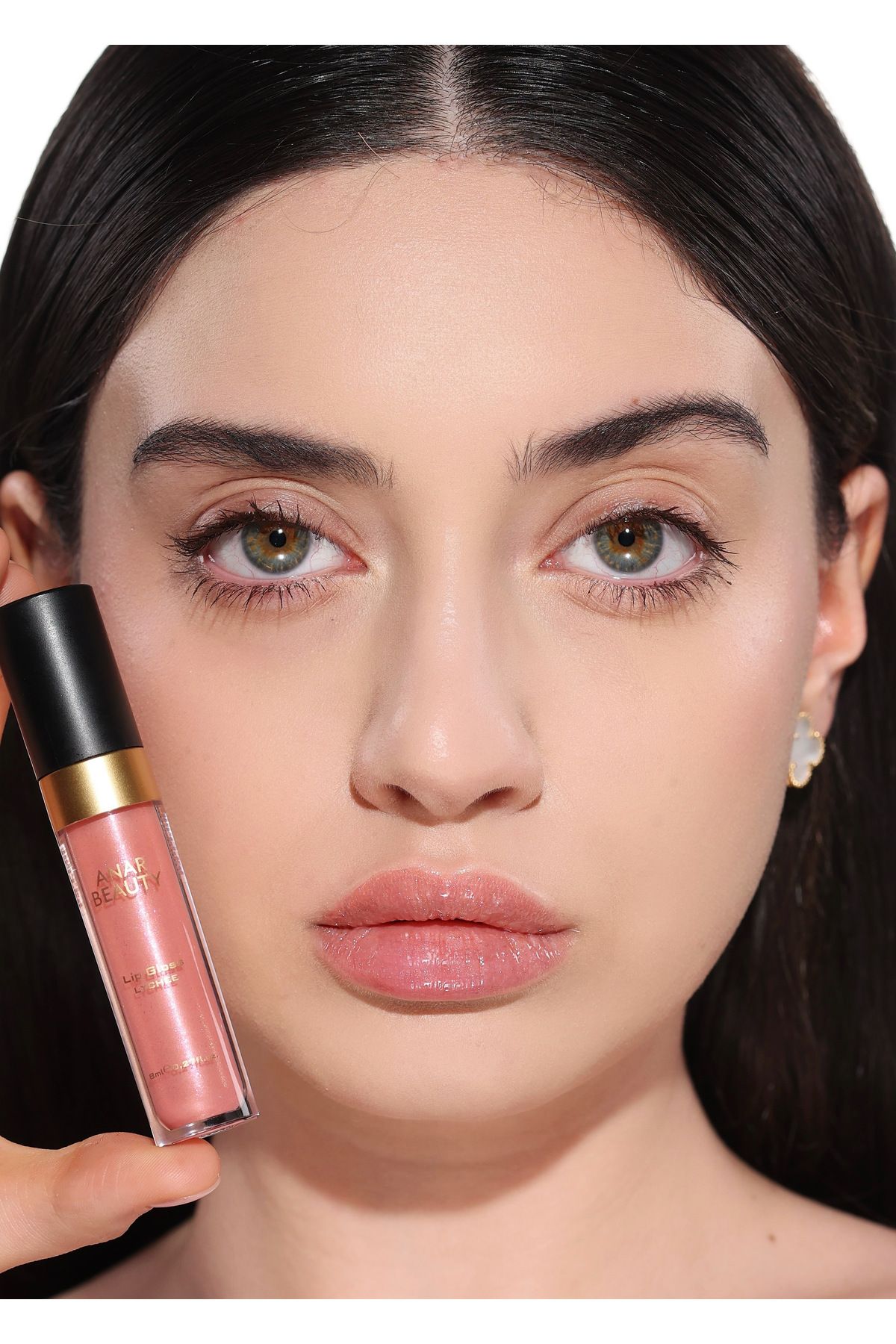 Anar Beauty Lip Oil Gloss (Lychee) Dudak Parlatıcısı - 3D Dolgunlaştırıcı Efekt, Nemlendirici, Parlatıcı