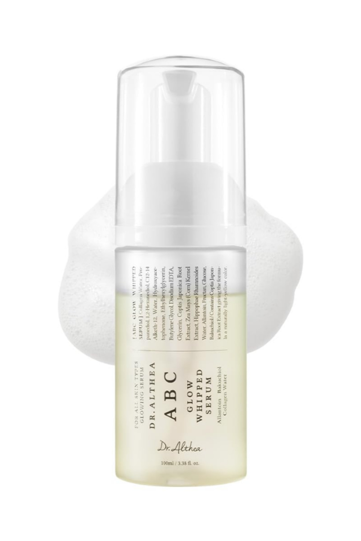 Dr.Althea ABC Glow Whipped Serum | Aydınlatıcı Bakuchiol Collagen Vitamin Tree Water 3in1 Serum 100 ml