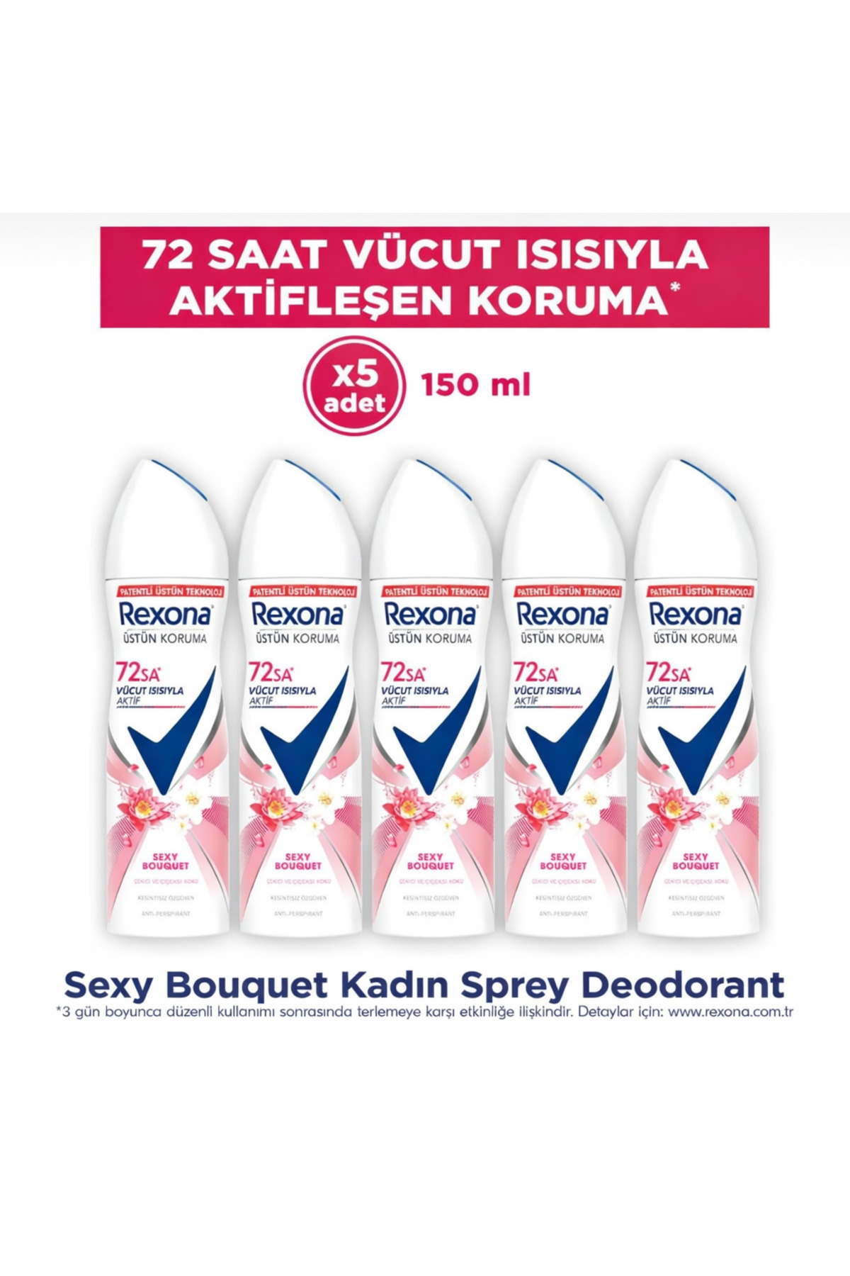 Rexona Sexy Bouquet Anti Perspirant Kadın Deodorant 150 ml