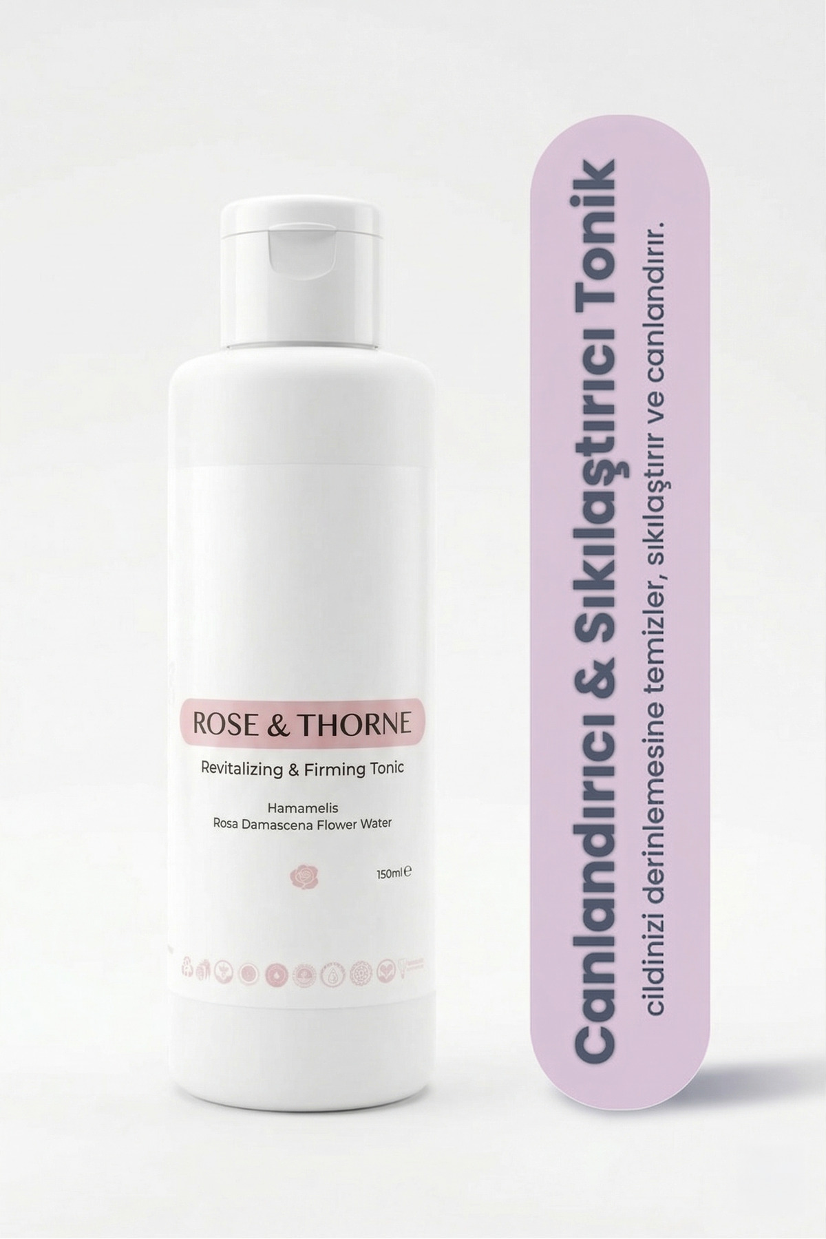 ROSE & THORNE Cadı Fındığı İçerikli Tonik Sıkılaştırıcı Yenileyici ve Cilt Tonu Eşitleyici 150 ML