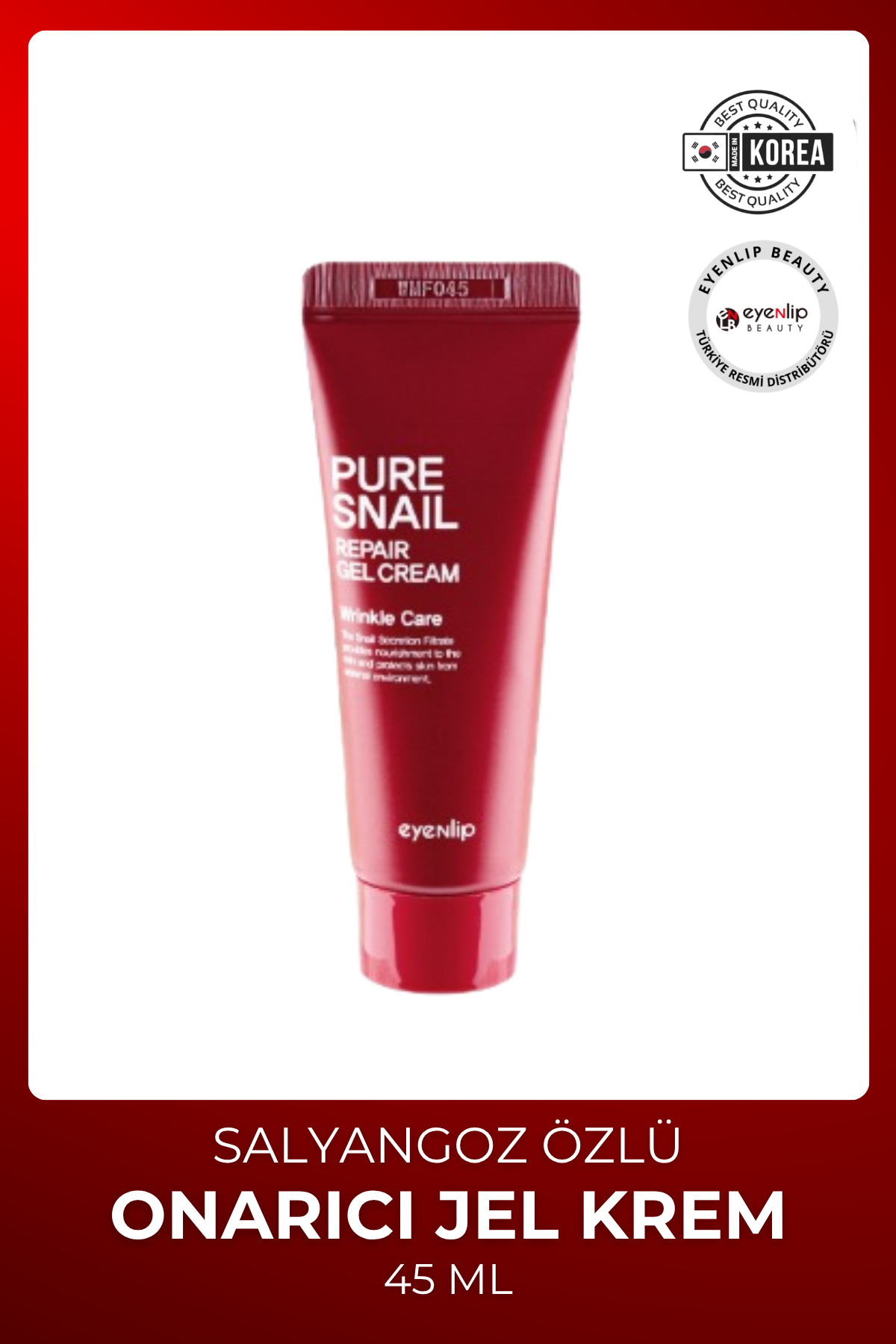 Eyenlip Beauty Salyangoz Özlü Onarıcı Jel Krem 45 ml