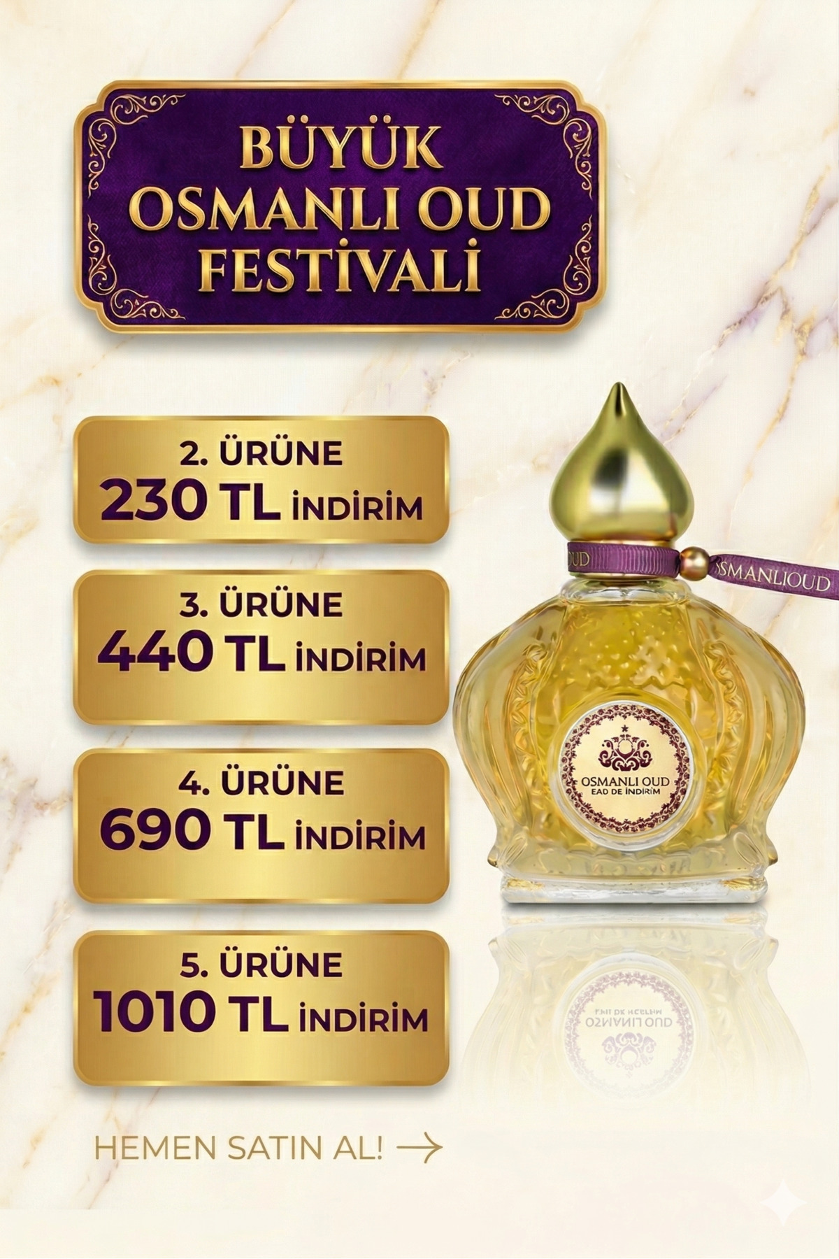 Osmanlı Oud Warriors Emir EDP 65 ML – Aromatik Baharatlı Erkek Parfümü – 4123