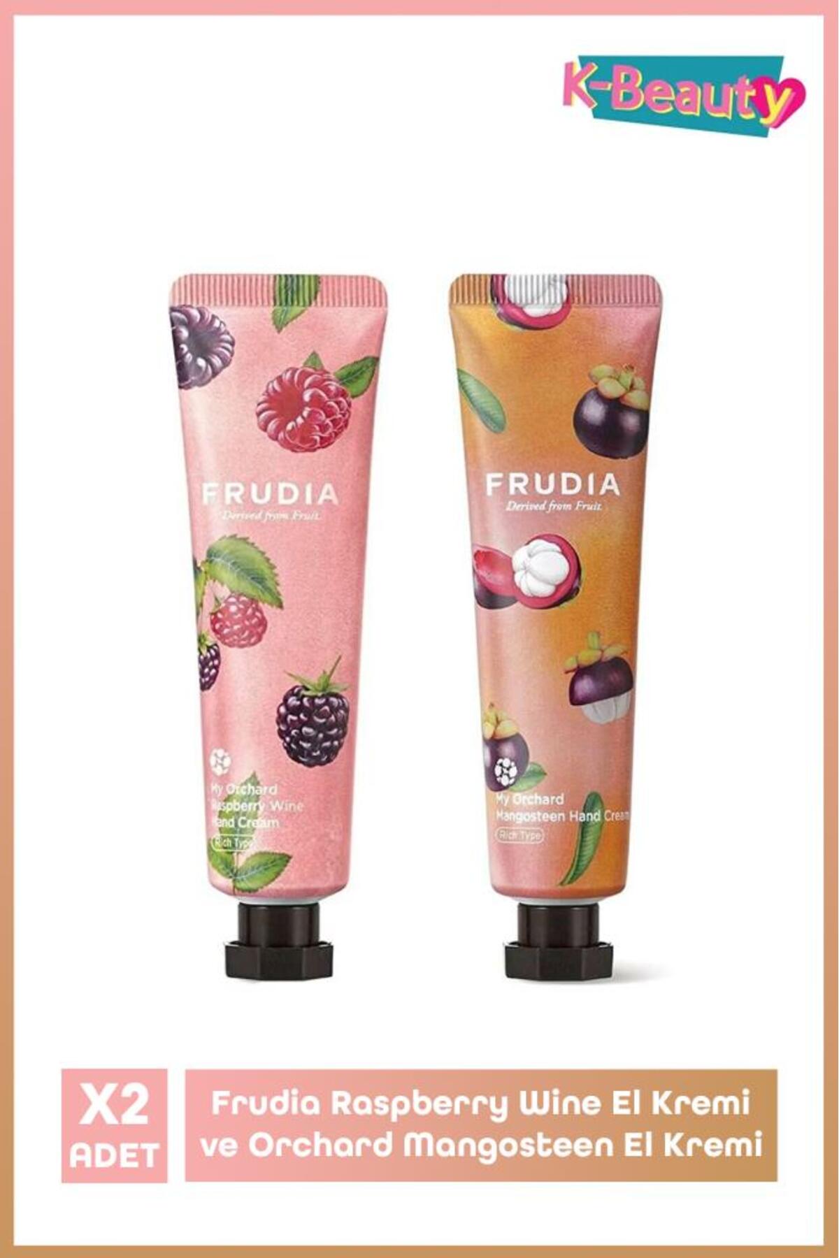 FRUDIA Raspberry Wine El Kremi Ve Orchard Mangosteen El Kremi