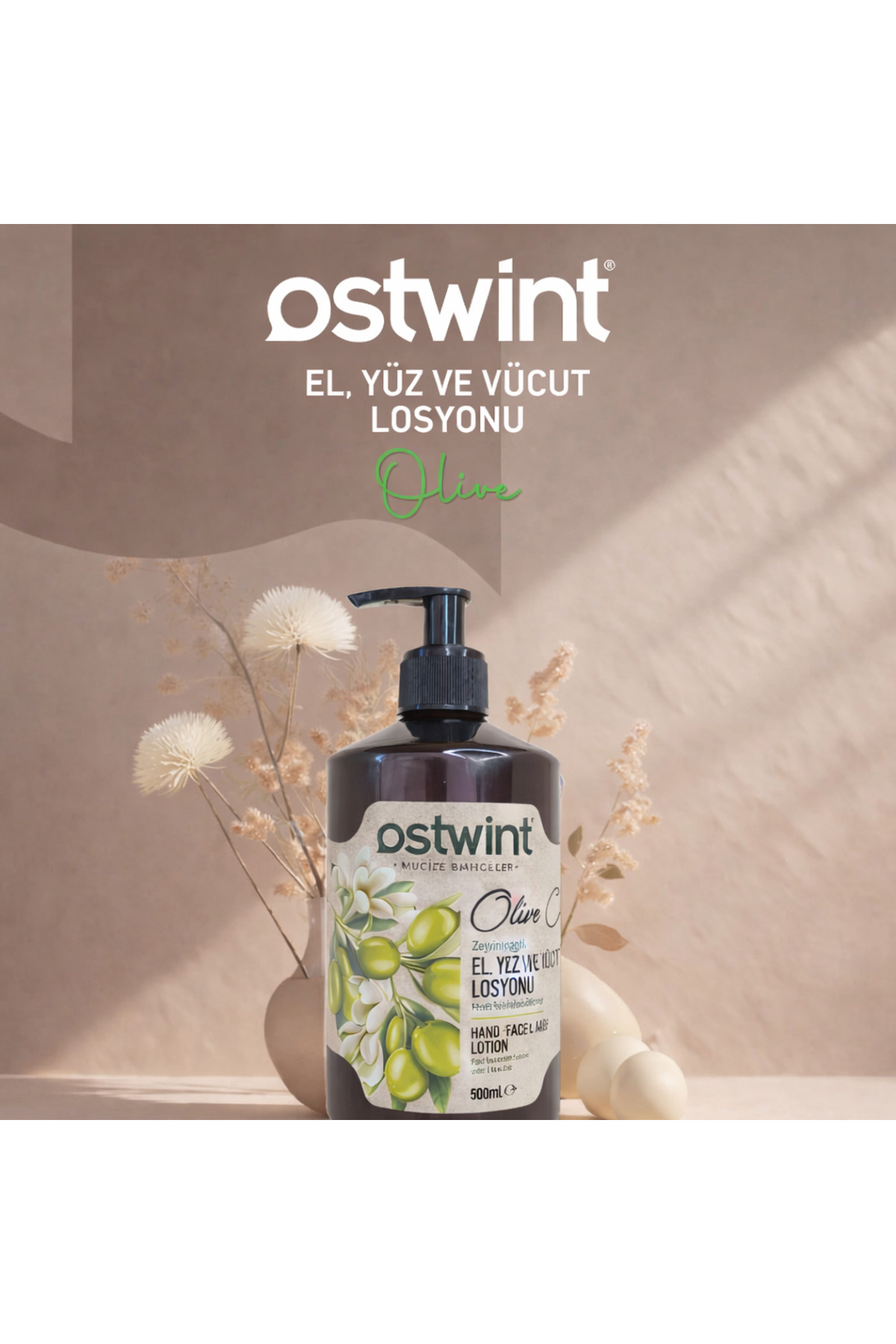 Ostwint EL YÜZ VE VUCUT LOSYONU Z.YAĞLI 500 ML