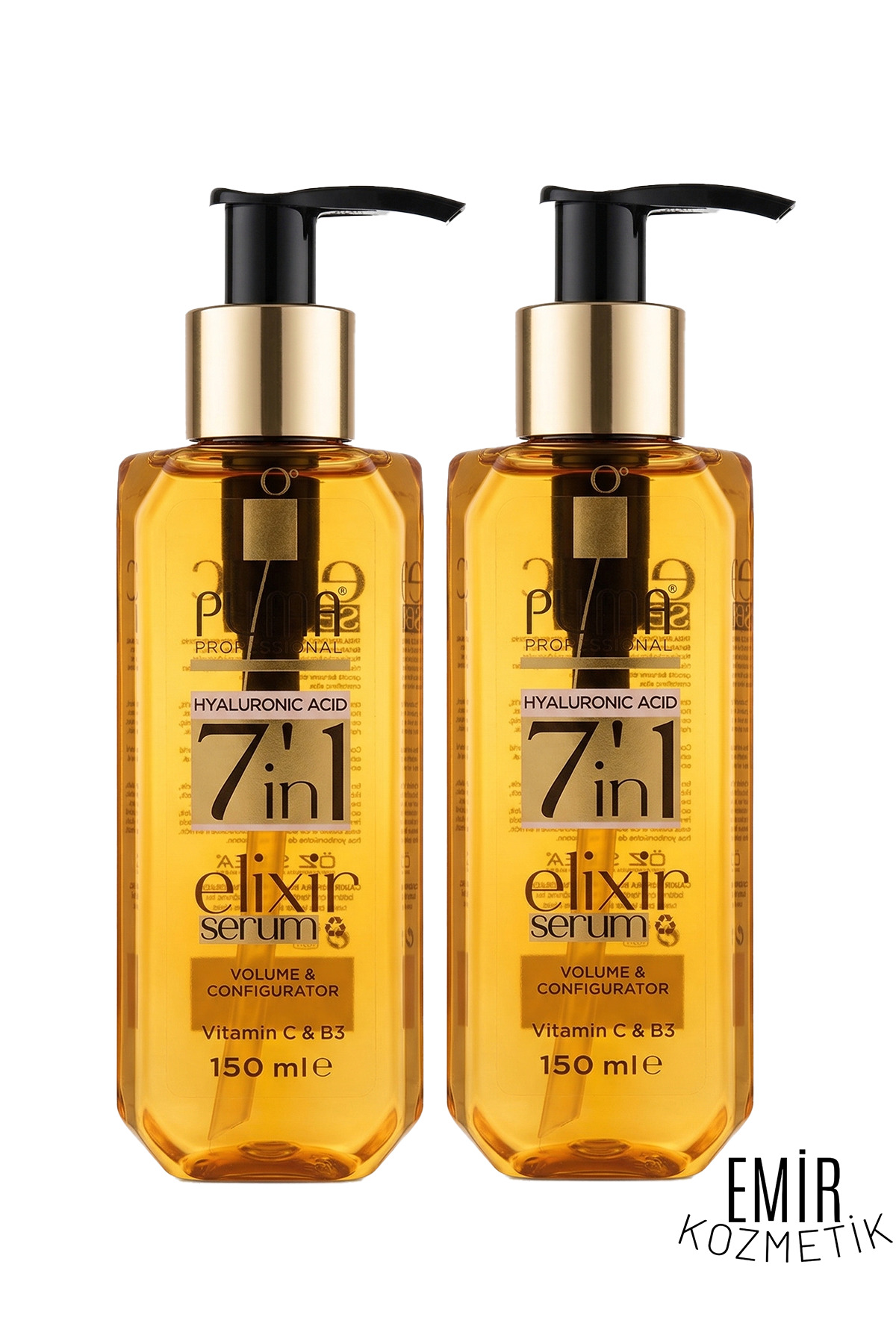 PİERRA 7in1 Elixir Saç Serumu 2 Adet Bakım Seti