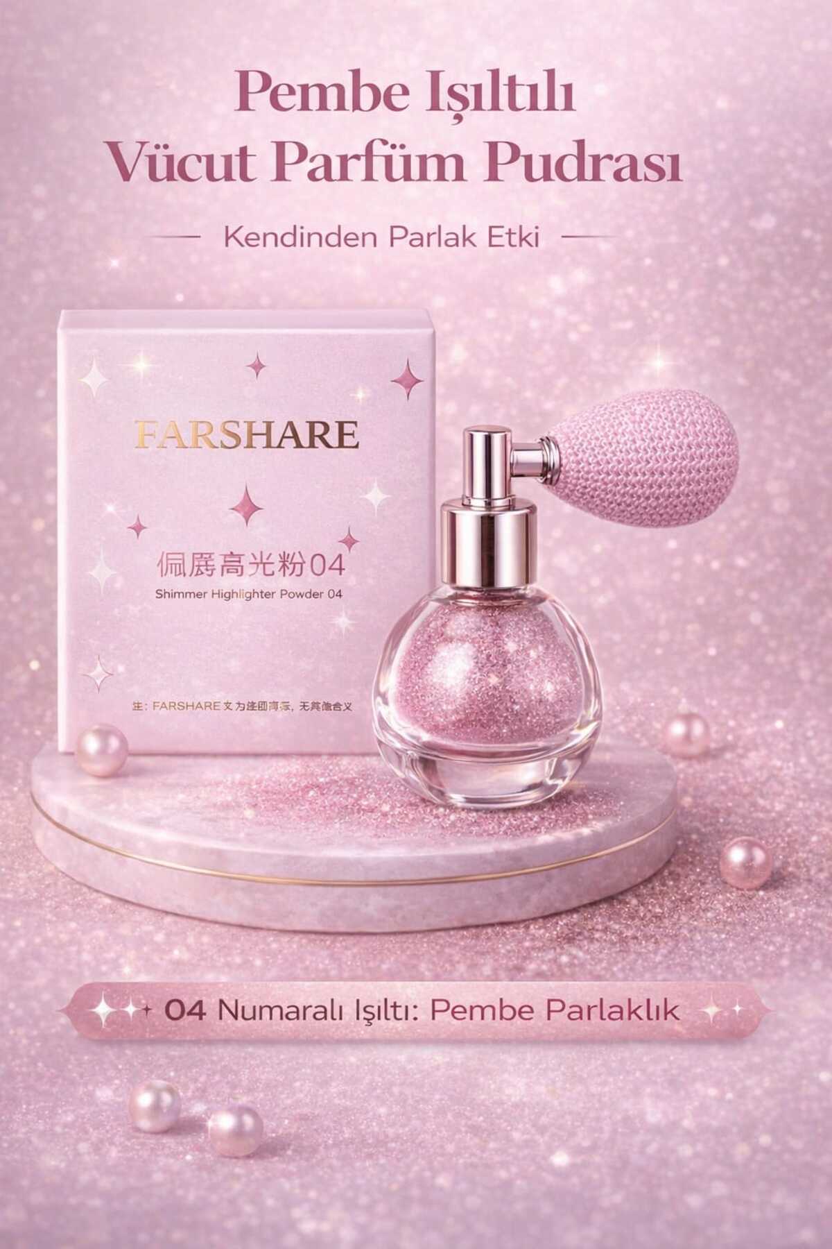 Pastelya IŞILTILI VÜCUT PARFÜM PUDRASI - 04 NUMARA