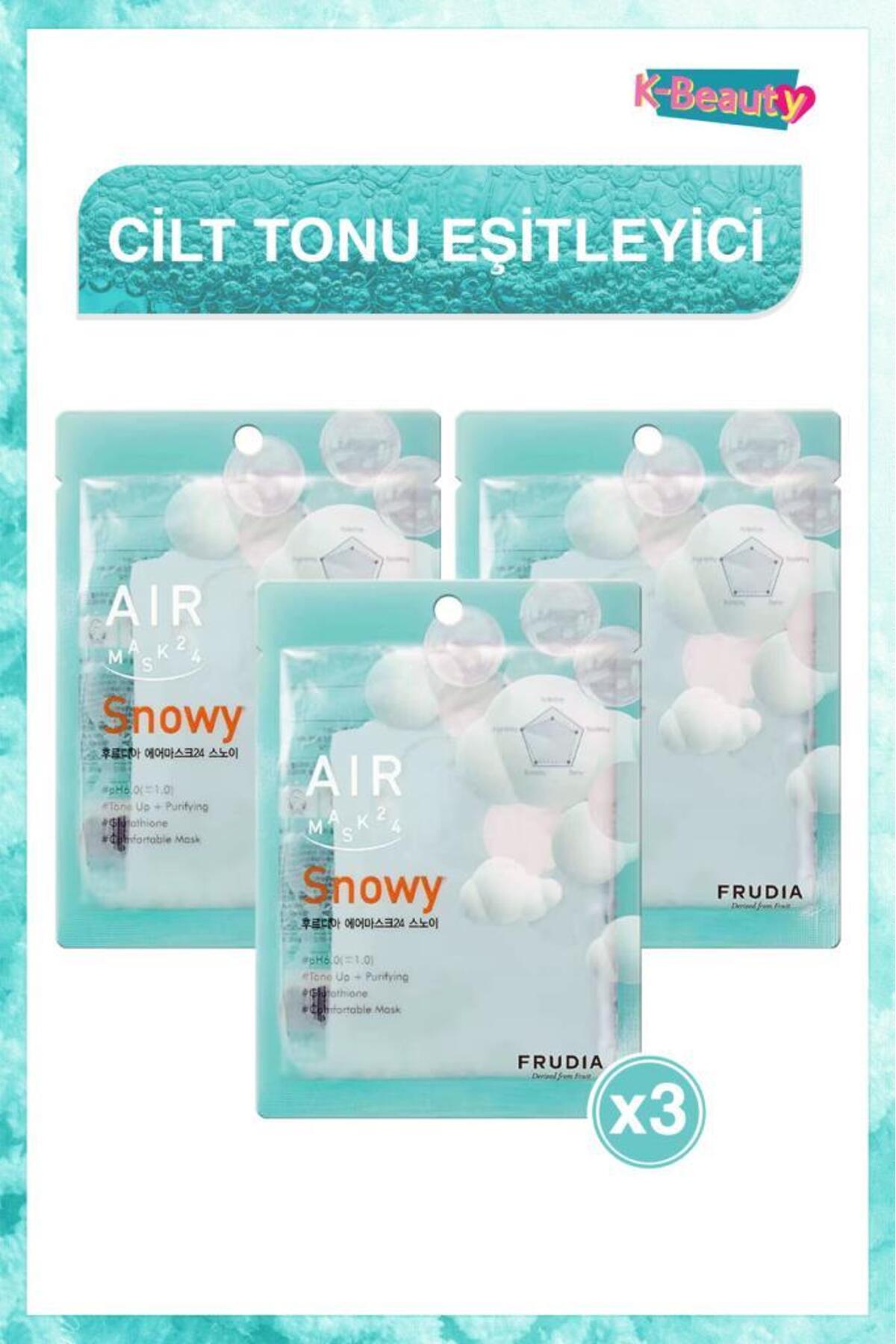 FRUDIA Air Snowy Dengeleyici Maske 25 Ml * 3 Adet