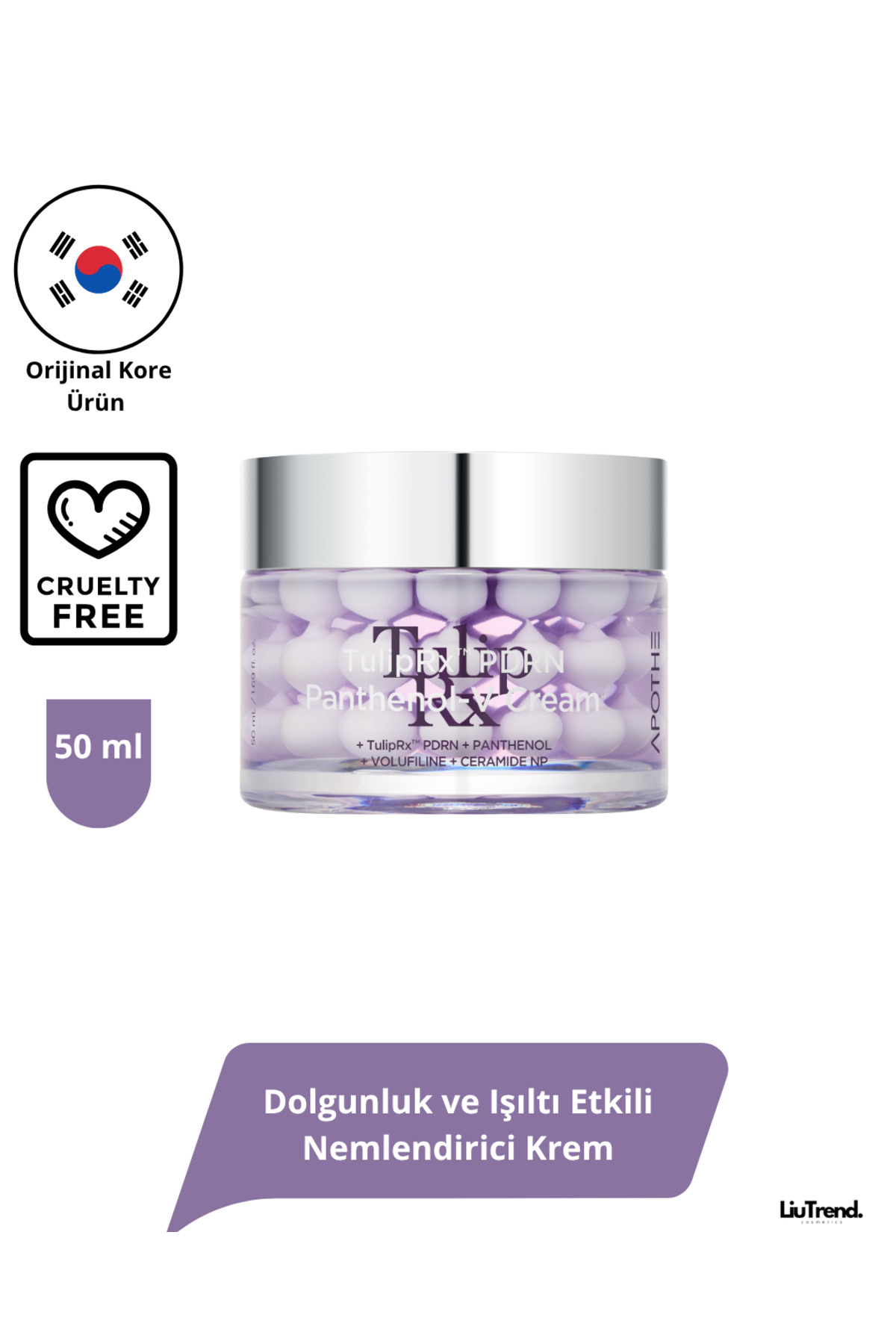 APOTHE TulipRx PDRN Panthenol-V Cream 50 ml Dolgunluk ve Işıltı Etkili Nemlendirici Krem