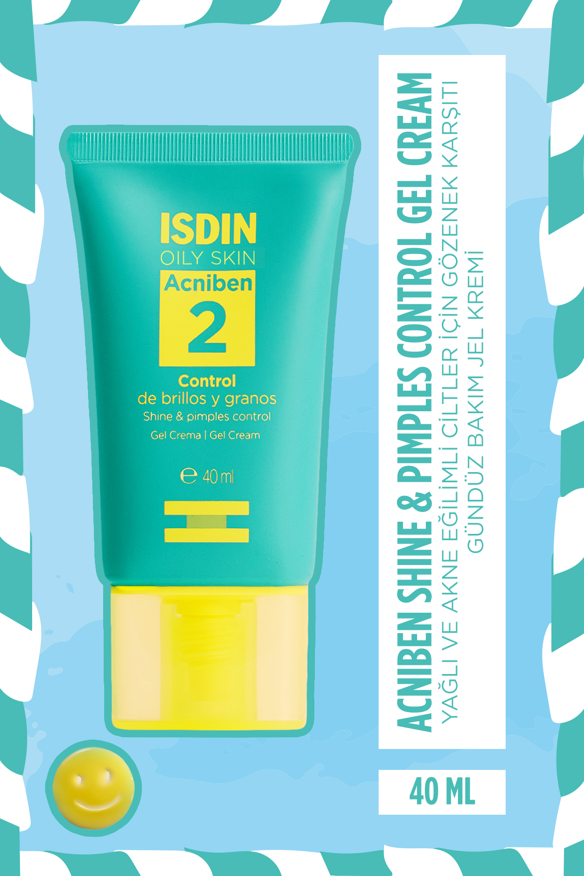 ISDIN Acniben Yağlı ve Akne Eğilimli Ciltler İçin Gözenek Karşıtı Gündüz Bakım Jel Kremi 40 ml
