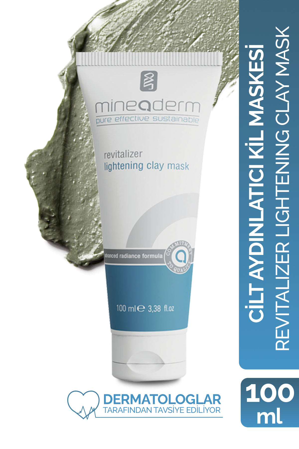 mineaderm Cilt Aydınlatıcı Maske/ Revitalizer Lightening Clay Mask
