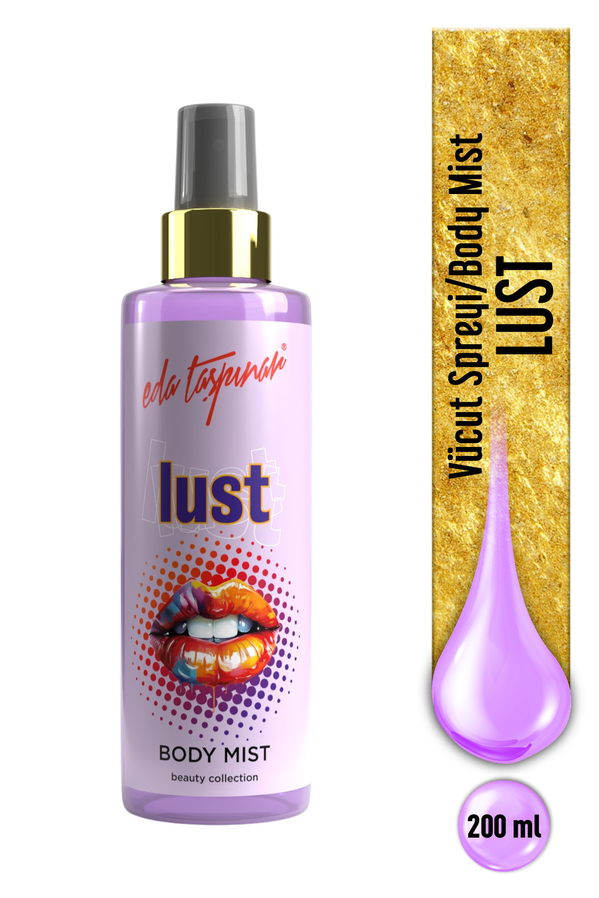 Eda Taşpınar Lust Body Mist – Yoğun & Baştan Çıkarıcı Koku 200 ml