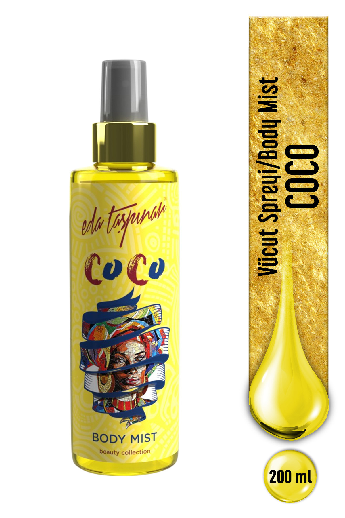 Eda Taşpınar Coconut Coco Body Mist – Egzotik Hindistan Cevizi & Kalıcı Koku 200 ml