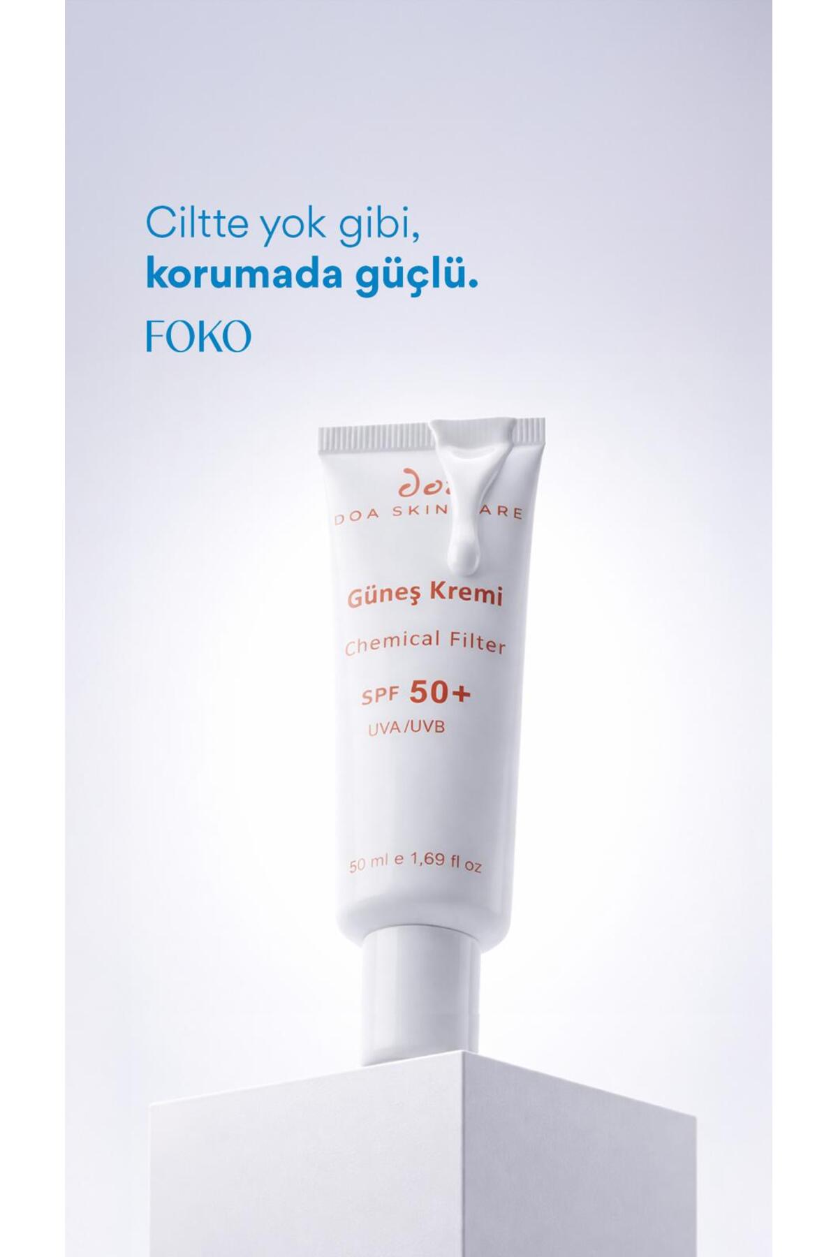 DOA KOZMETİK Doa Kozmetik Chemical Filter Güneş Kremi Spf 50