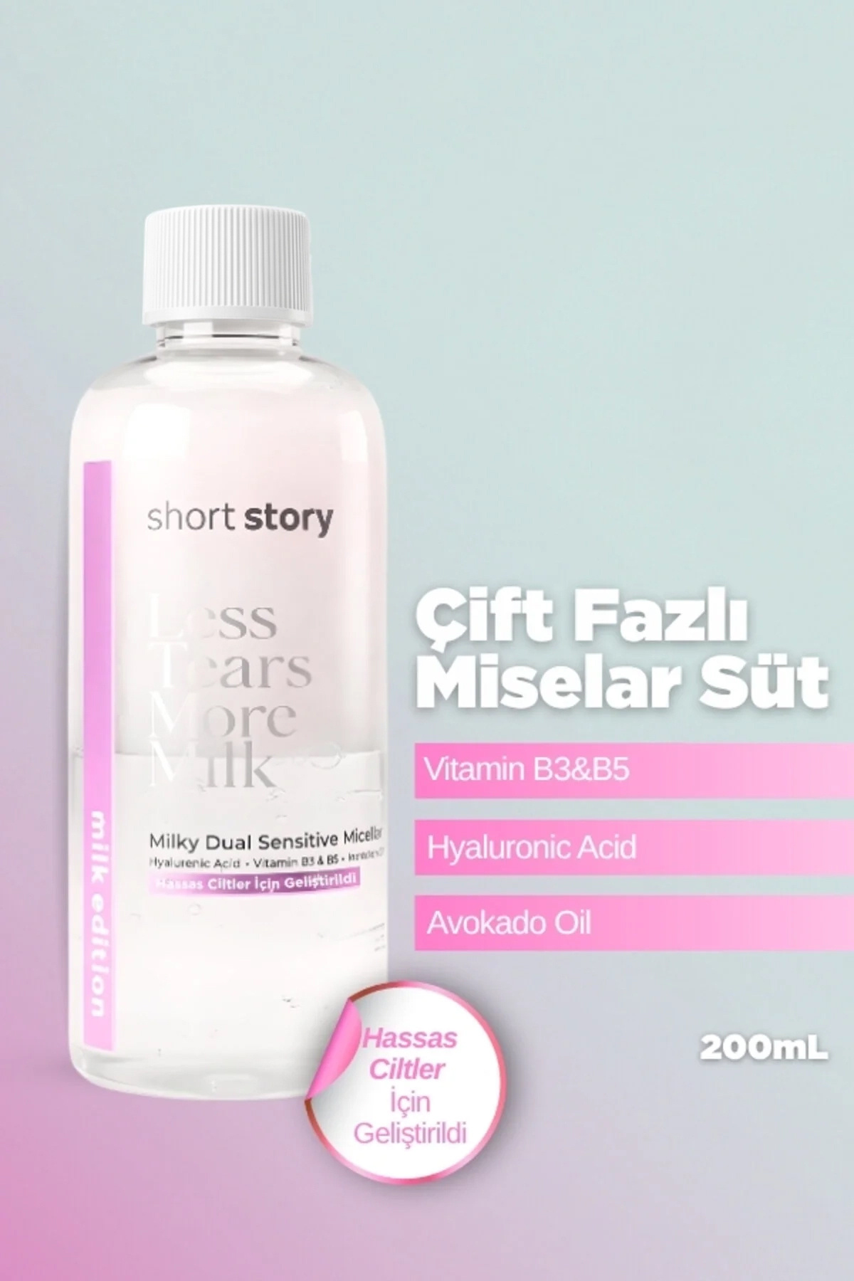 short story Less Tears More Milk Çift Fazlı Miselar Süt