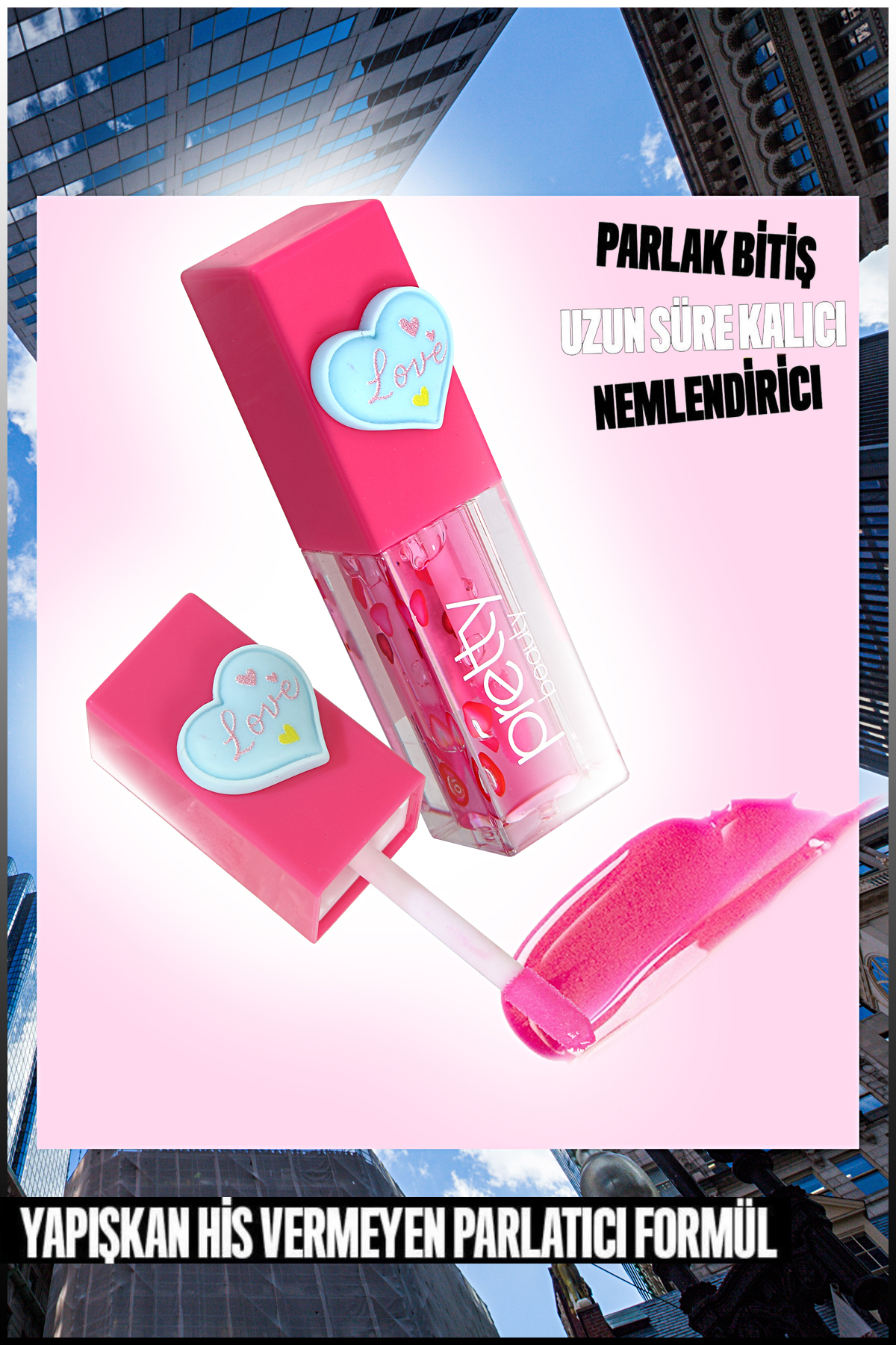 TR Love Lip Oil & Dudak Parlatıcı Lip Gloss