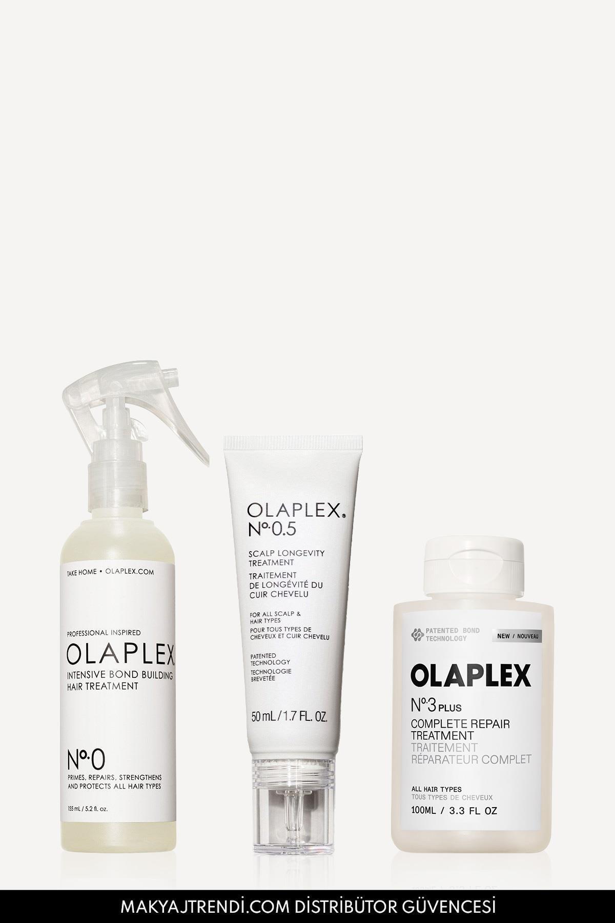 Olaplex Protect Scalp & Repair Hair Trio - Saçları Yoğun Şekilde Onaran & Saç Derisini Güçlendiren B