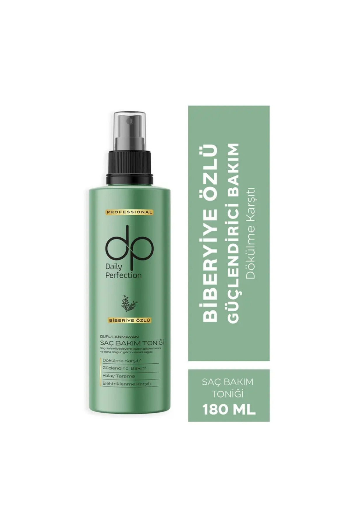 Dermaplus Md DP Biberiye Özlü Dökülme Karşıtı Durulanmayan Saç Toniği 180 ml