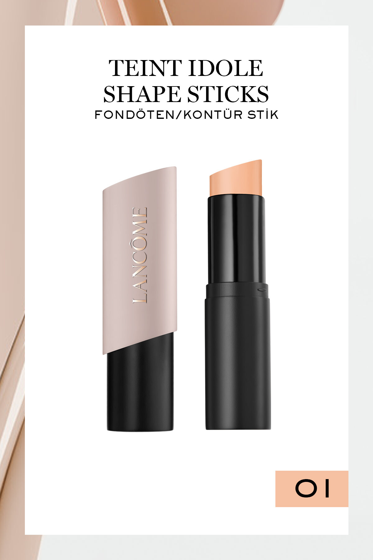 Lancome Teint Idôle Ultra Wear Stick Fondöten 01 3614274485363