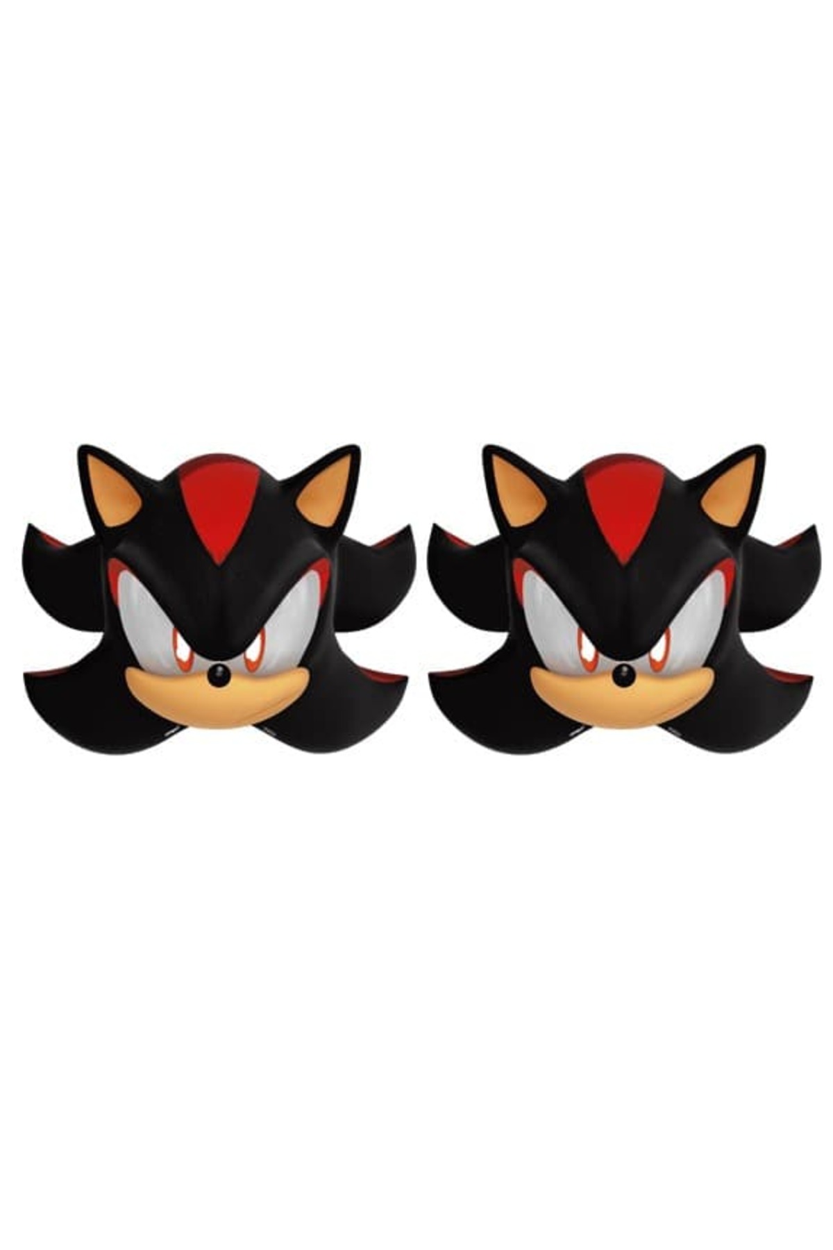 parti show Shadow Sonic 6'lı Kağıt Maske