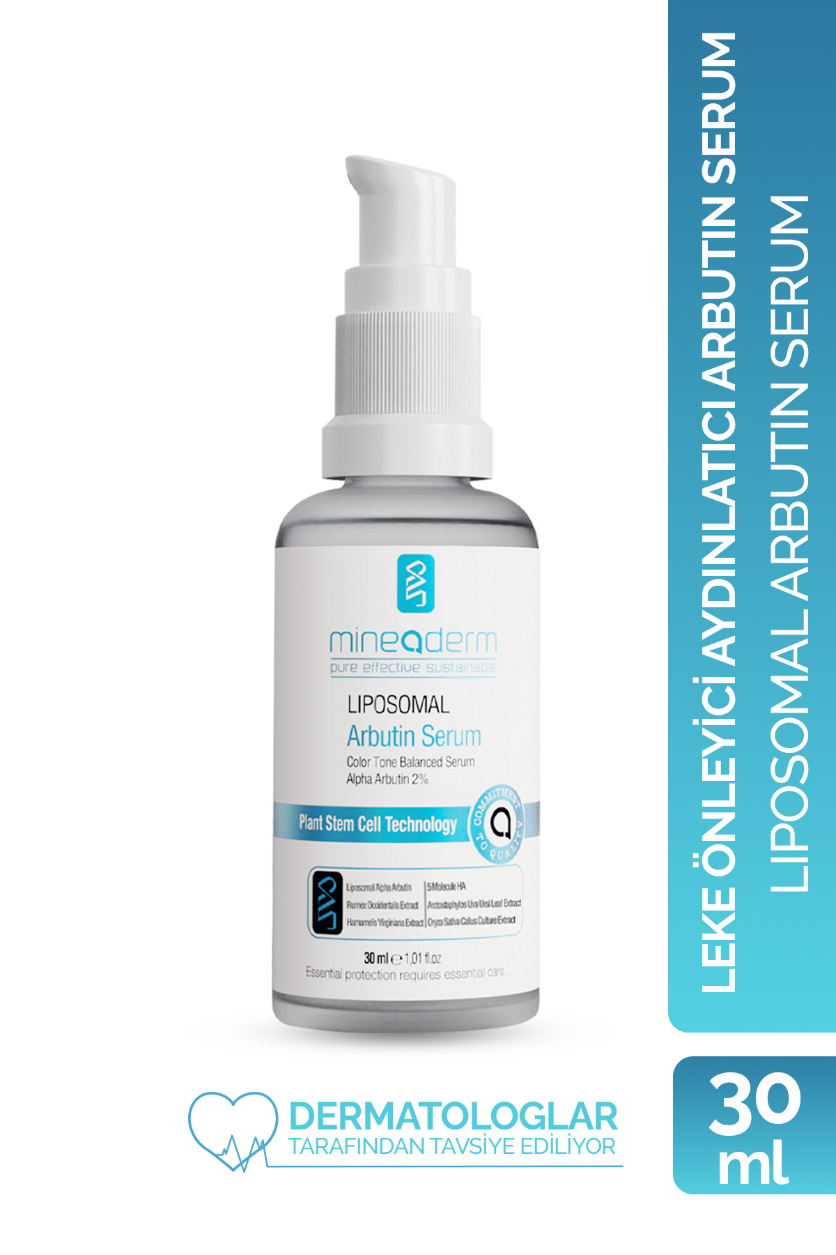 mineaderm Leke Gidermeye Yardımcı Aydınlatıcı Arbutin Serum/Liposomal Arbutin Serum