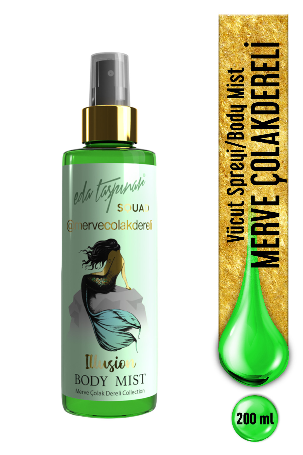 Eda Taşpınar Merve Çolak Dereli Collection Body Mist – Özel Seri & Etkileyici Koku 200 ml