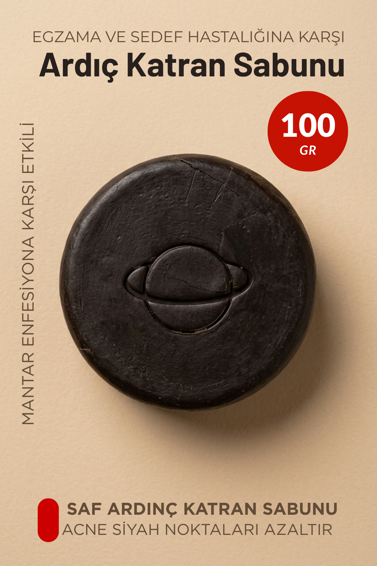 Sabuncu Hacı Saf Ardıç Kataran Sabunu 90-100 gr