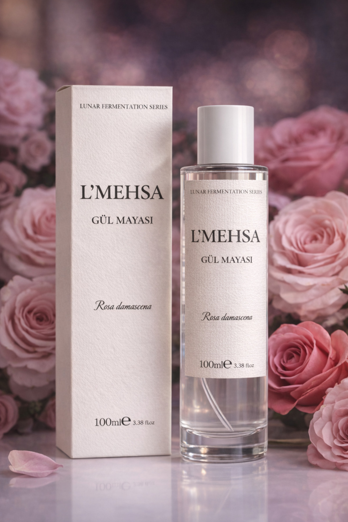 L’MEHSA YENİ HASAT Tam Gül Mayası 100 ml - %100 Doğal, Gül Yağı İçeren Yatıştırıcı & Nemlendirici Yüz Toniği
