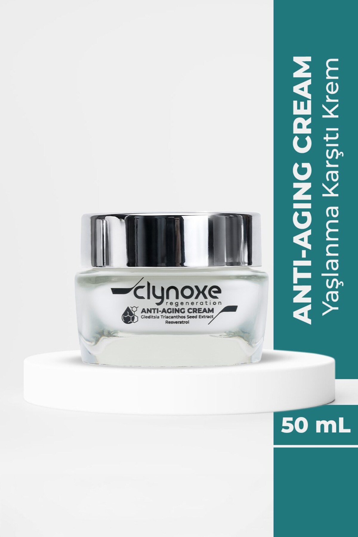 Glou Clynoxe Anti-Aging Cream ,Yoğun Yenileyici ,Yaşlanma Karşıtı Gece Bakım Kremi 50 mL