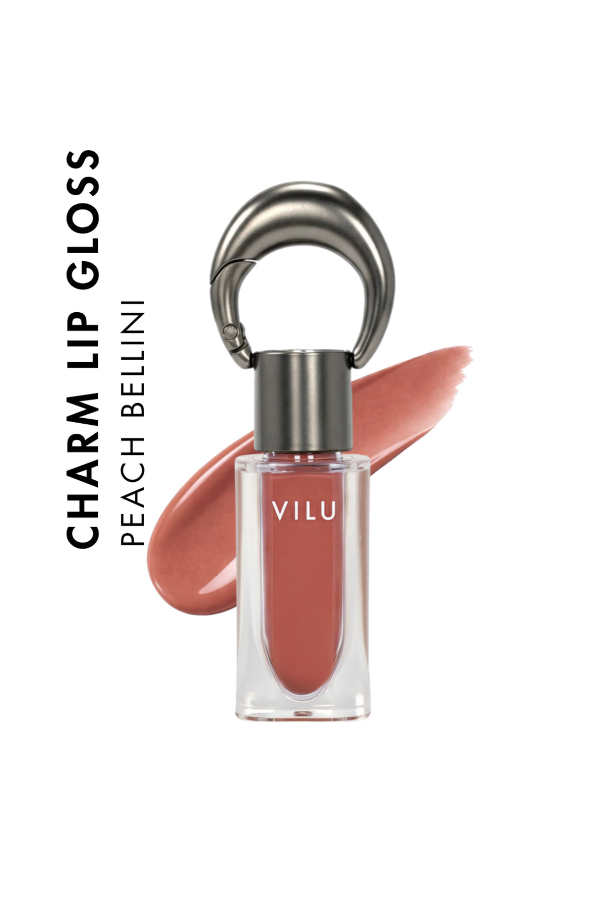 vilu Charm Lip Gloss Peach Bellini - Peptit & Kolajen 5ml