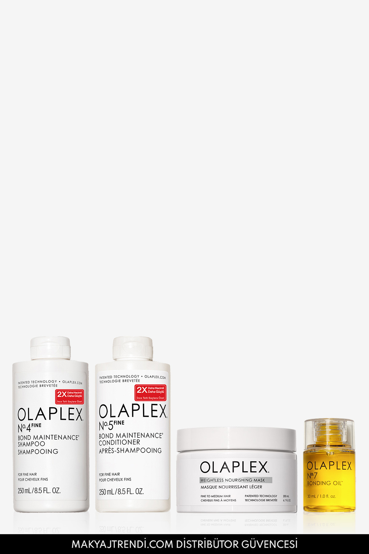 Olaplex Fine Hair to Medium Hair Maintenance System - İnce & Orta Telli Saçlar İçin Bağ Güçlendirici, Onarıc