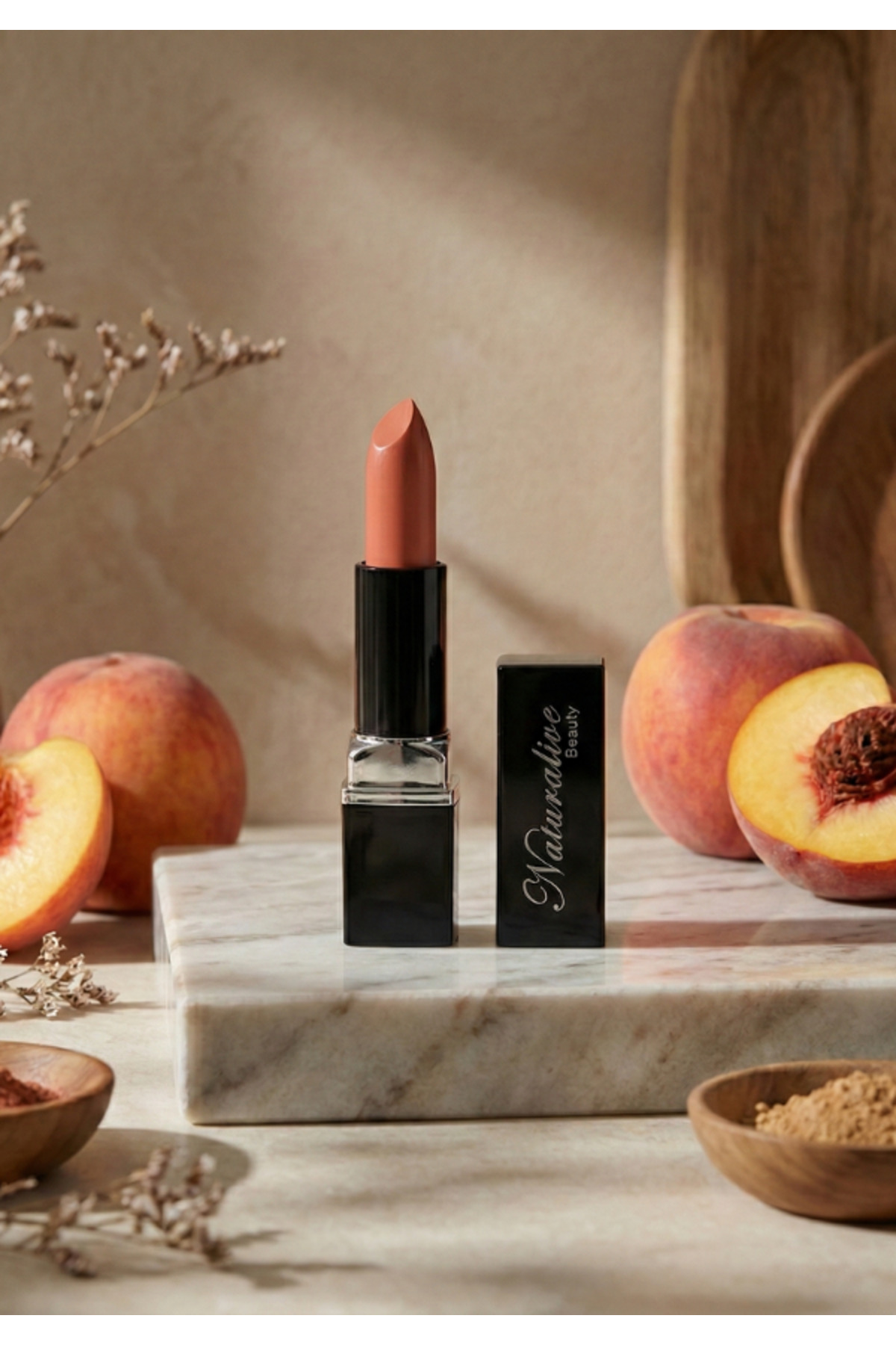 naturalive beauty Naturalive Şeftali Rengi Ruj 6 g