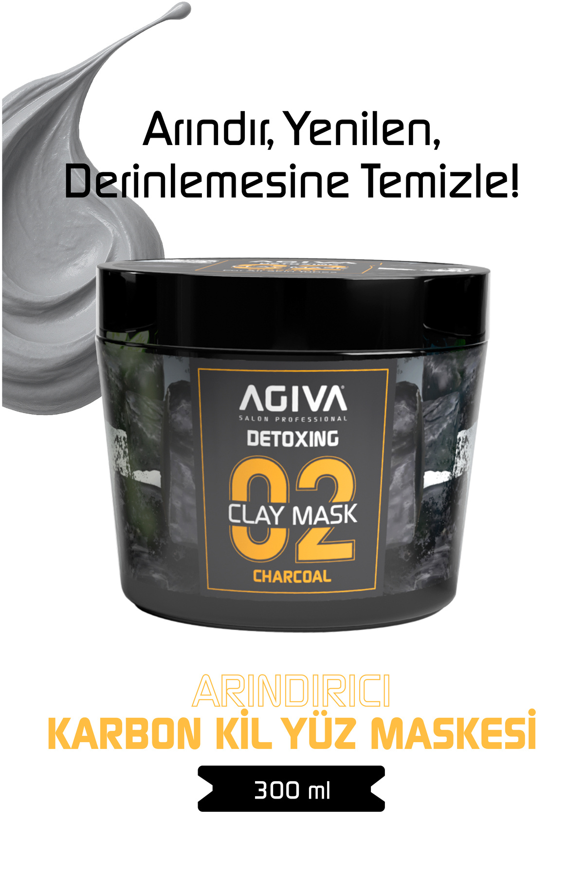 Agiva Karbon Etkili Detoks Kil Maskesi 300 Ml