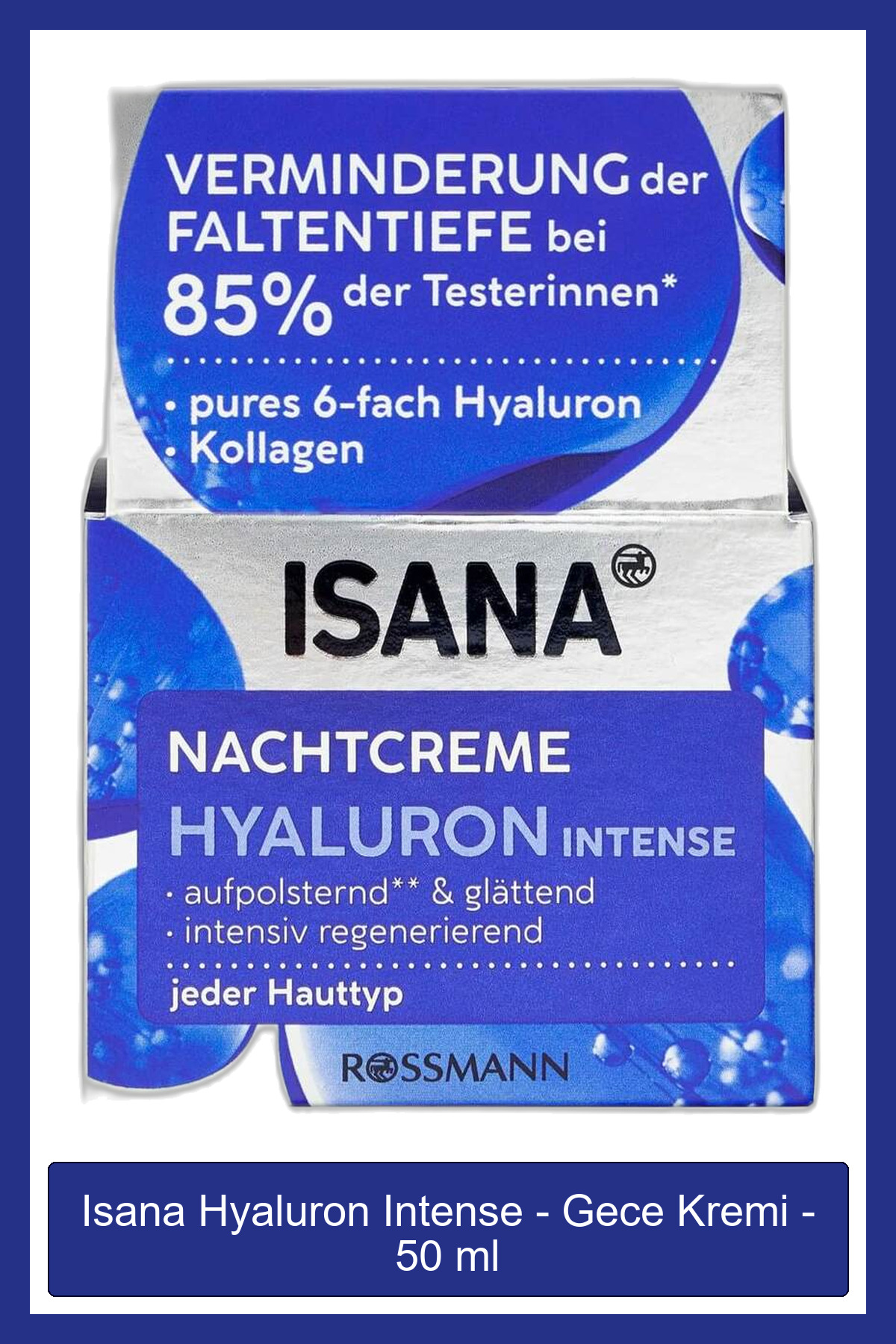 ISANA Hyaluron Intense - Gece Kremi - 50 ml