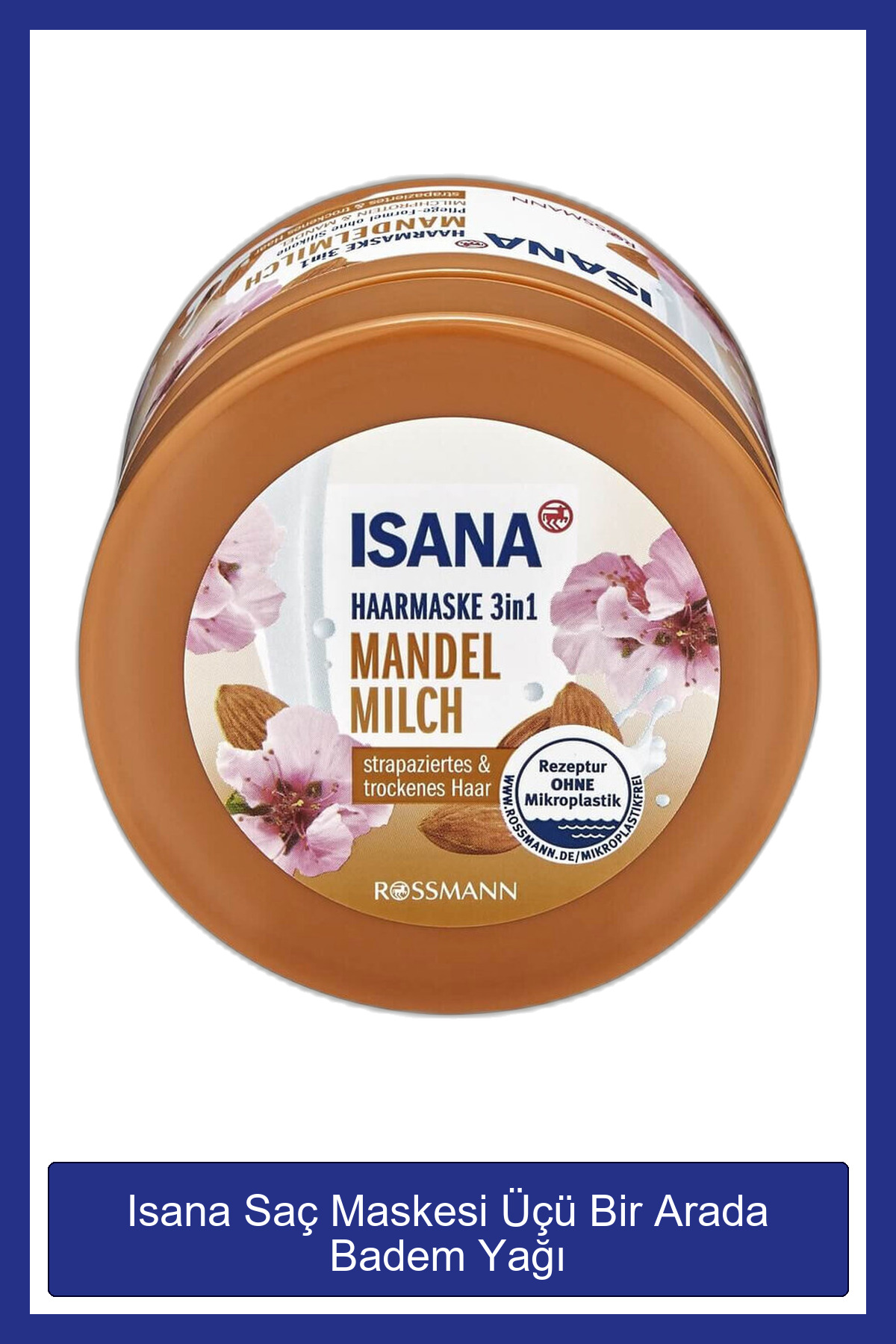 ISANA Saç Maskesi Üçü Bir Arada Badem Yağı