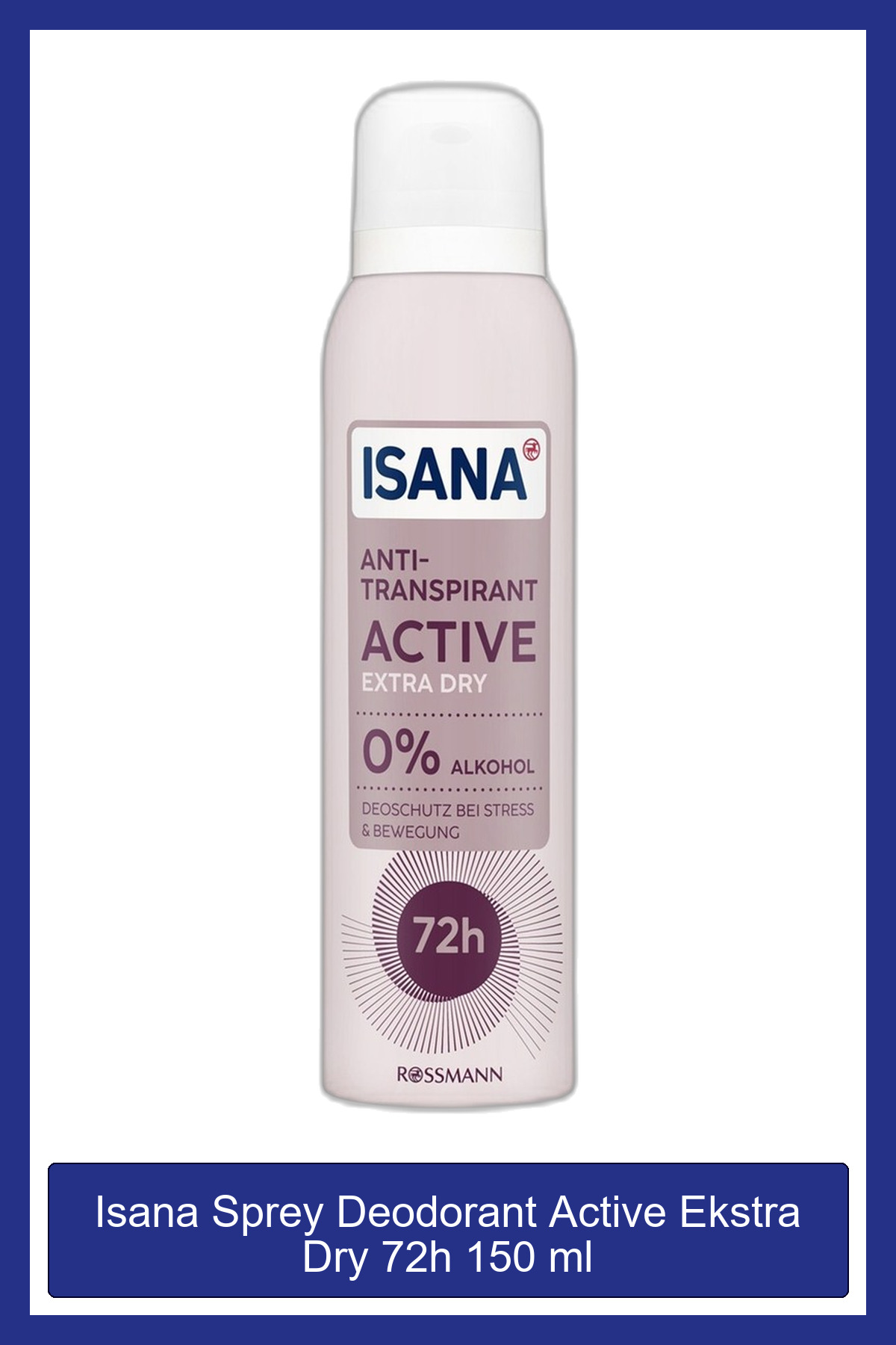 ISANA Sprey Deodorant Active Ekstra Dry 72h 150 ml