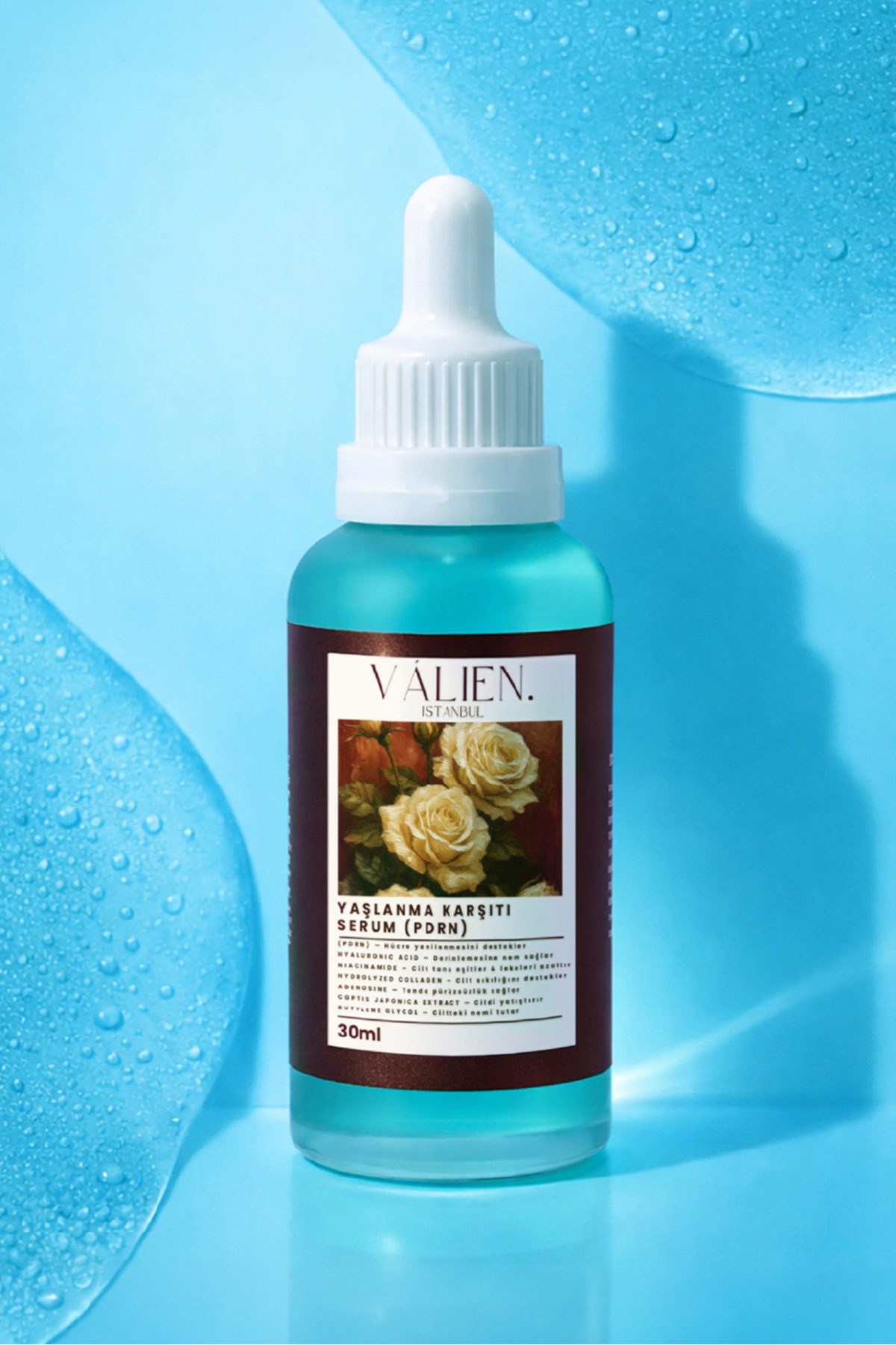 Válien. Yaşlanma Karşıtı PDRN Serum Cilt Yenileyici ve Kırışıklık Karşıtı Etki - 30ml