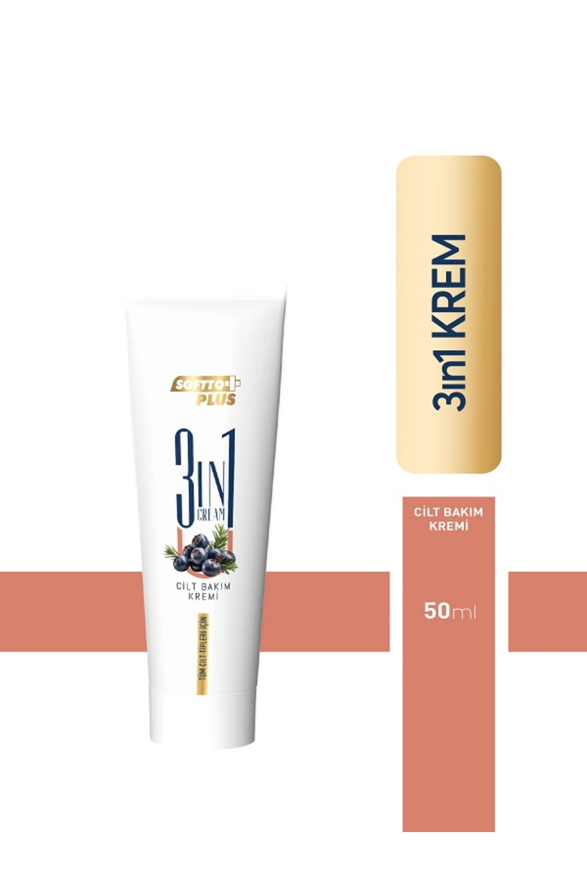 soffto plus 3 in1 Ardıç Katranı Cilt Bakım Kremi 50 ml