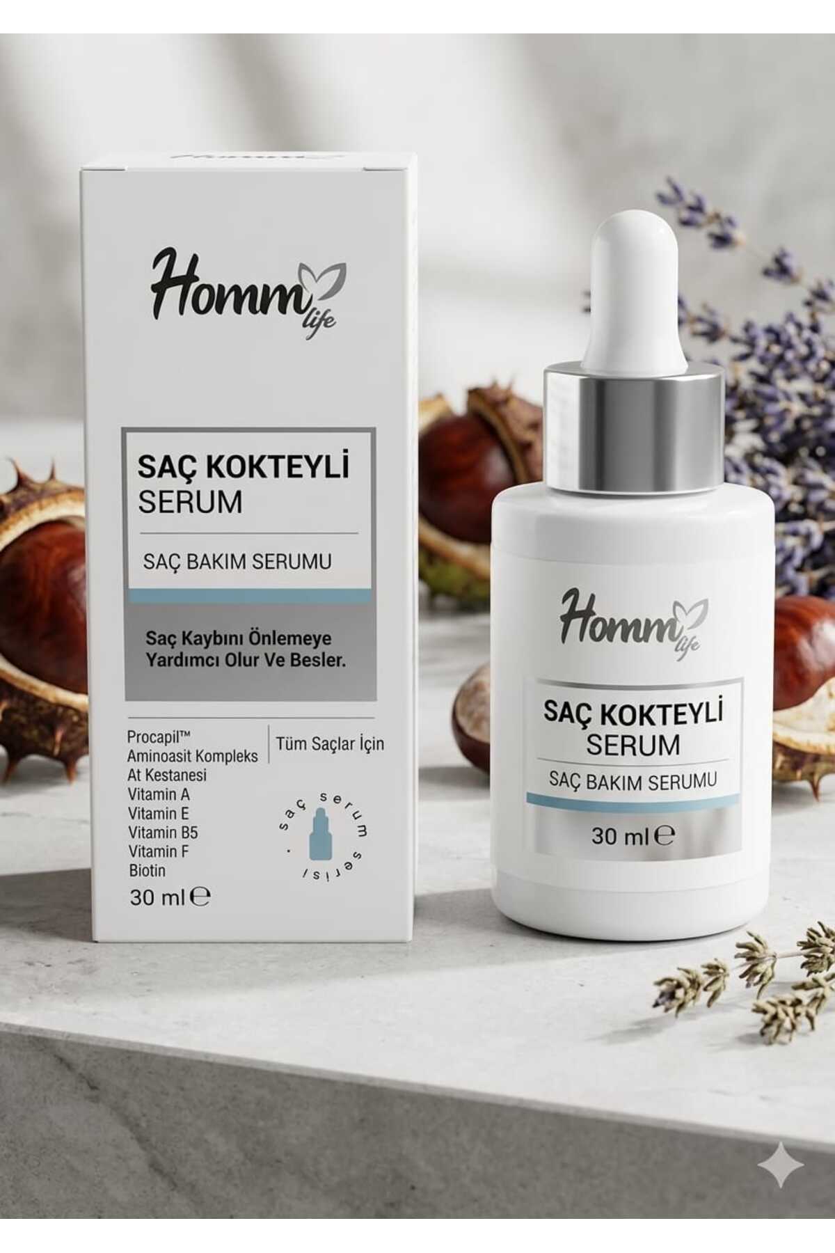 nutramia HOMM LİFE HAİR COCKTAIL SERUM