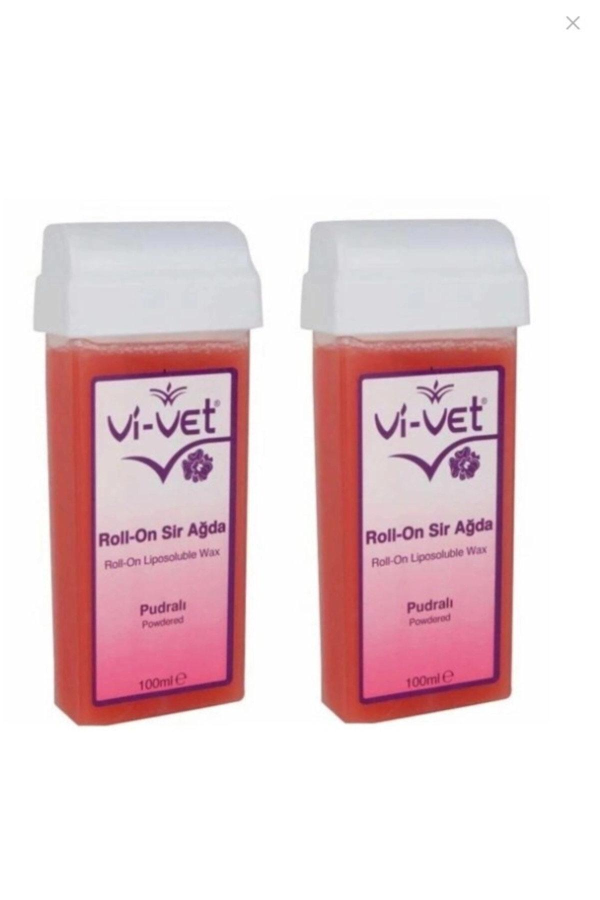 Vi-vet Roll On Kartuş Sir Ağda Pudralı 100ml 2 Adet
