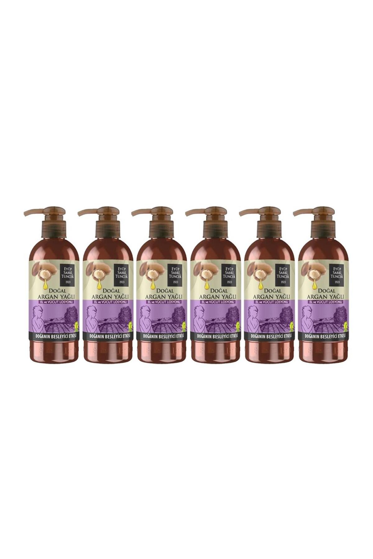 Eyüp Sabri Tuncer Doğal Argan Yağlı El Ve Vücut Losyonu 250 ML x 6 Adet